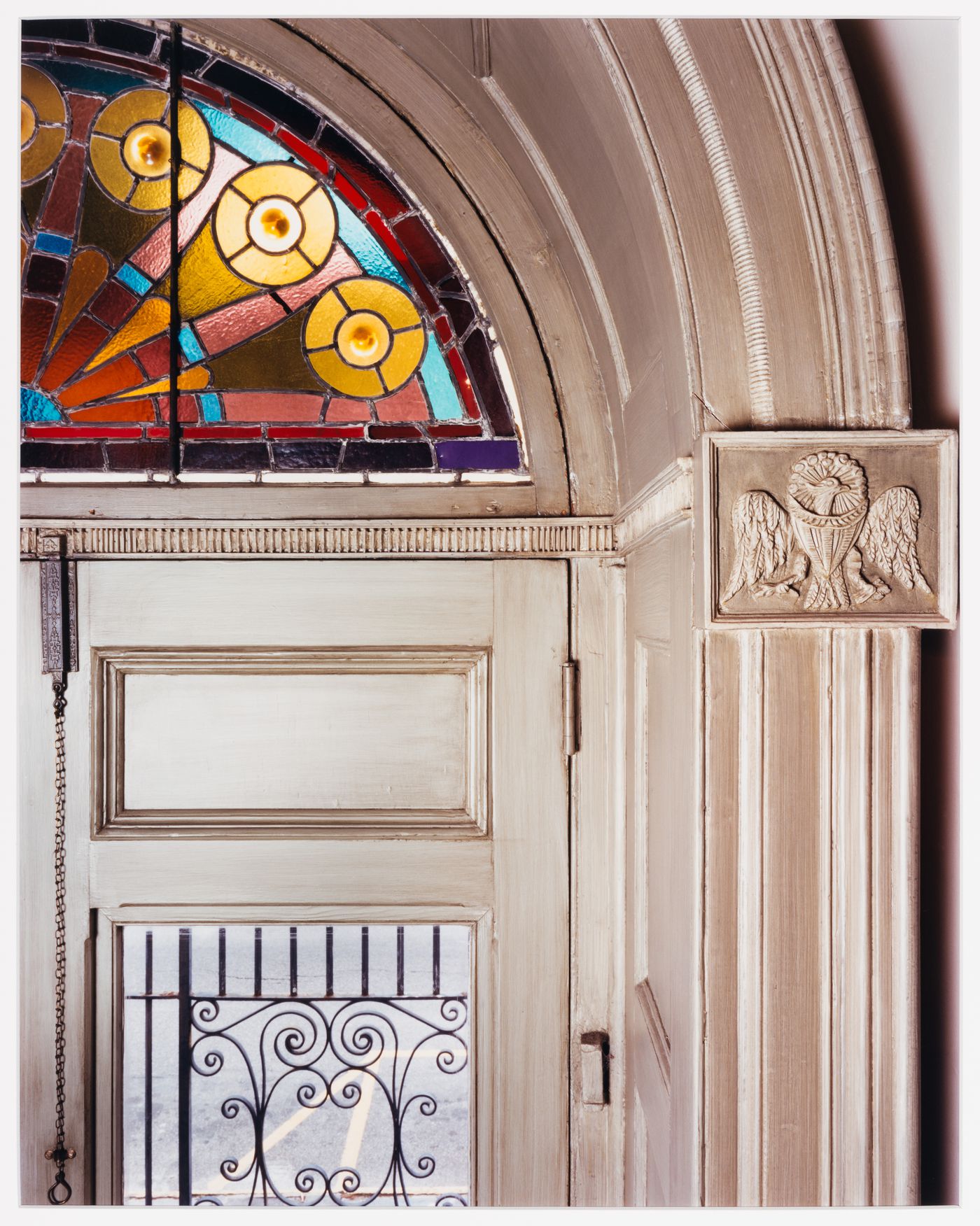 Detail, interior entrance, Bank of South Carolina (now Citizens and Southern National Bank of South Carolina, Trust Division), Charleston, South Carolina