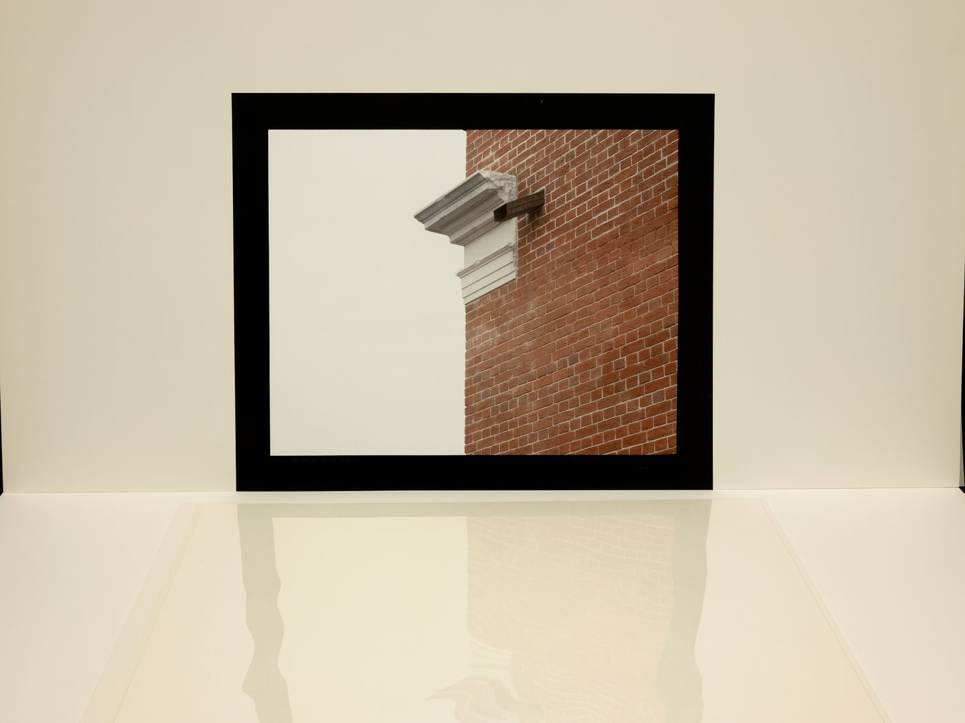 The Museum Is Not Enough: Photograph of Luigi Ghirri showing Aldo Rossi's exterior detail of the Molteni Funerary Chapel, Giussano, Italy, 1987