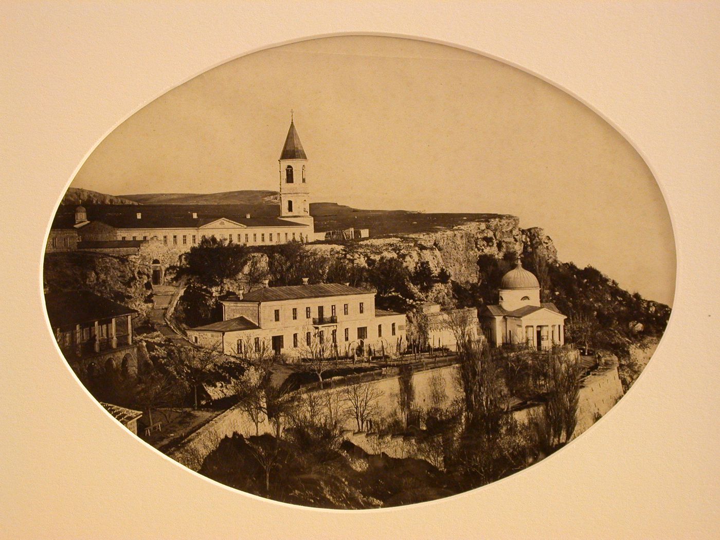 View of St. George Monastery, Sevastopol, Russia (now in Ukraine)