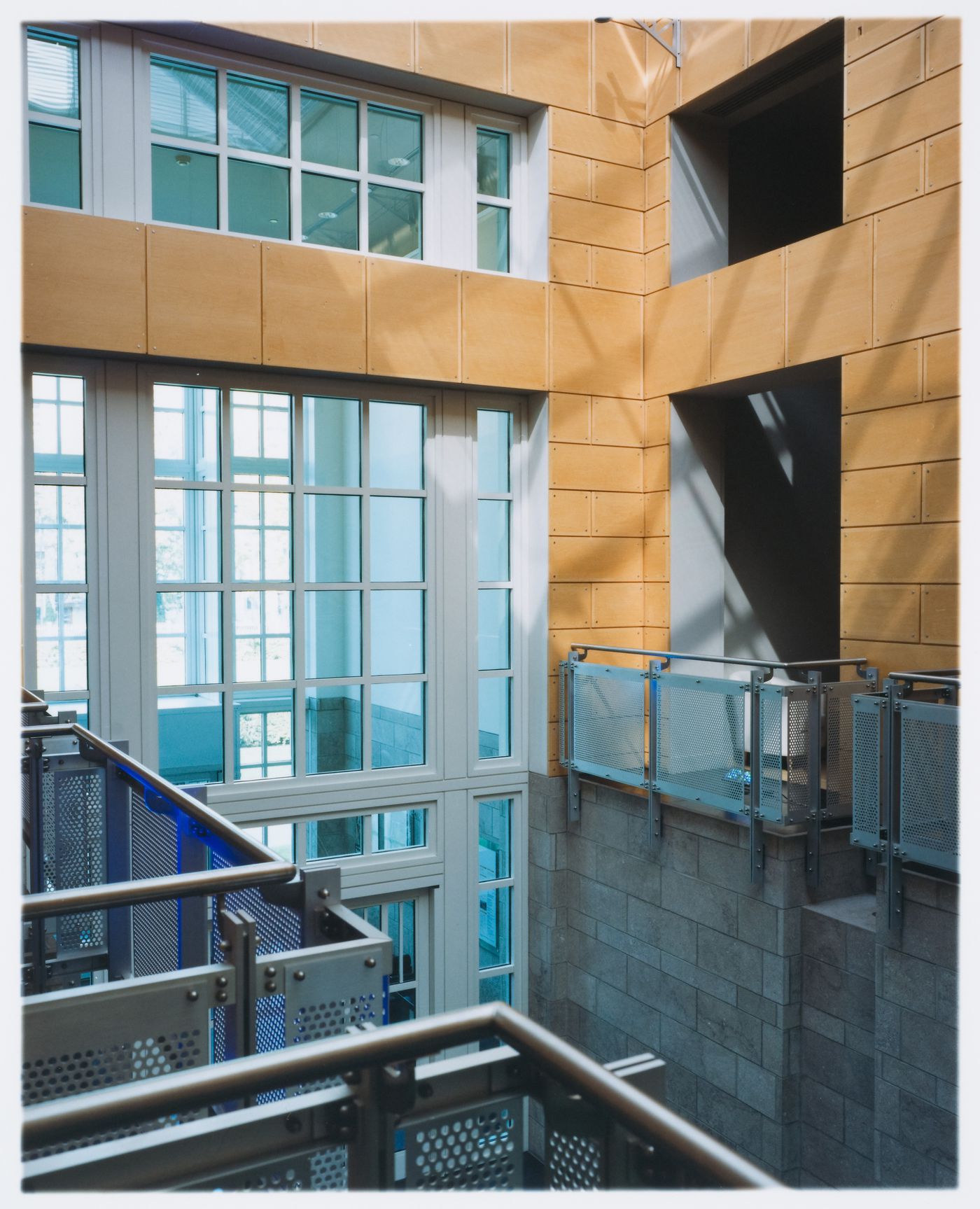 Partial view of the entrance court, Canadian Centre for Architecture, Montréal