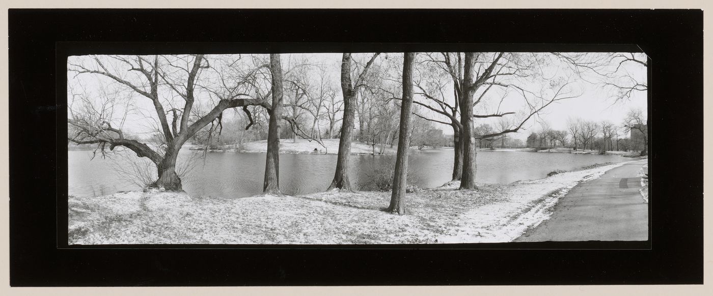 Panorama looking towards the Island, Washington Park, Chicago, Illinois