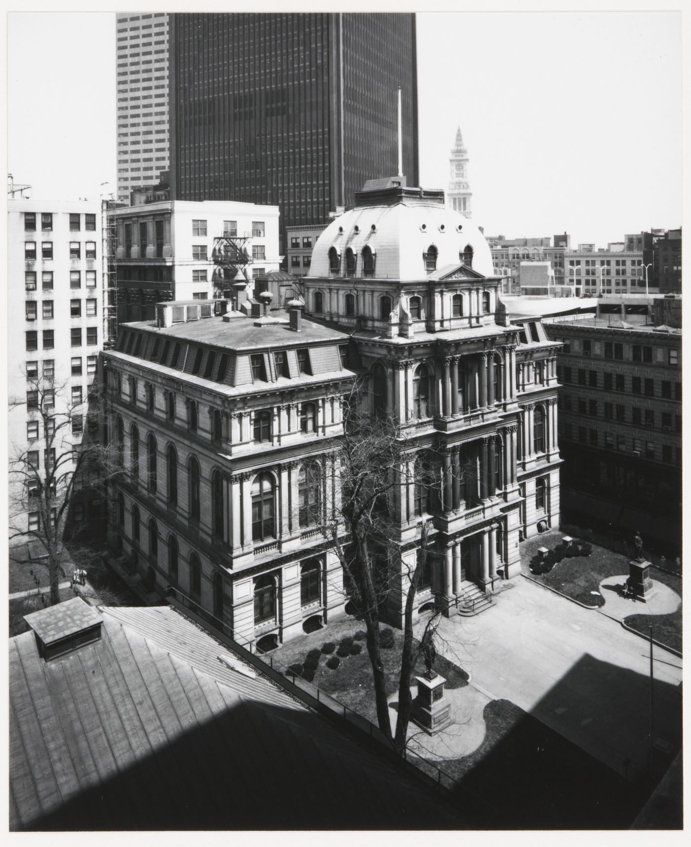View of Old City Hall from The Parken House, Boston, Massachusetts, United States