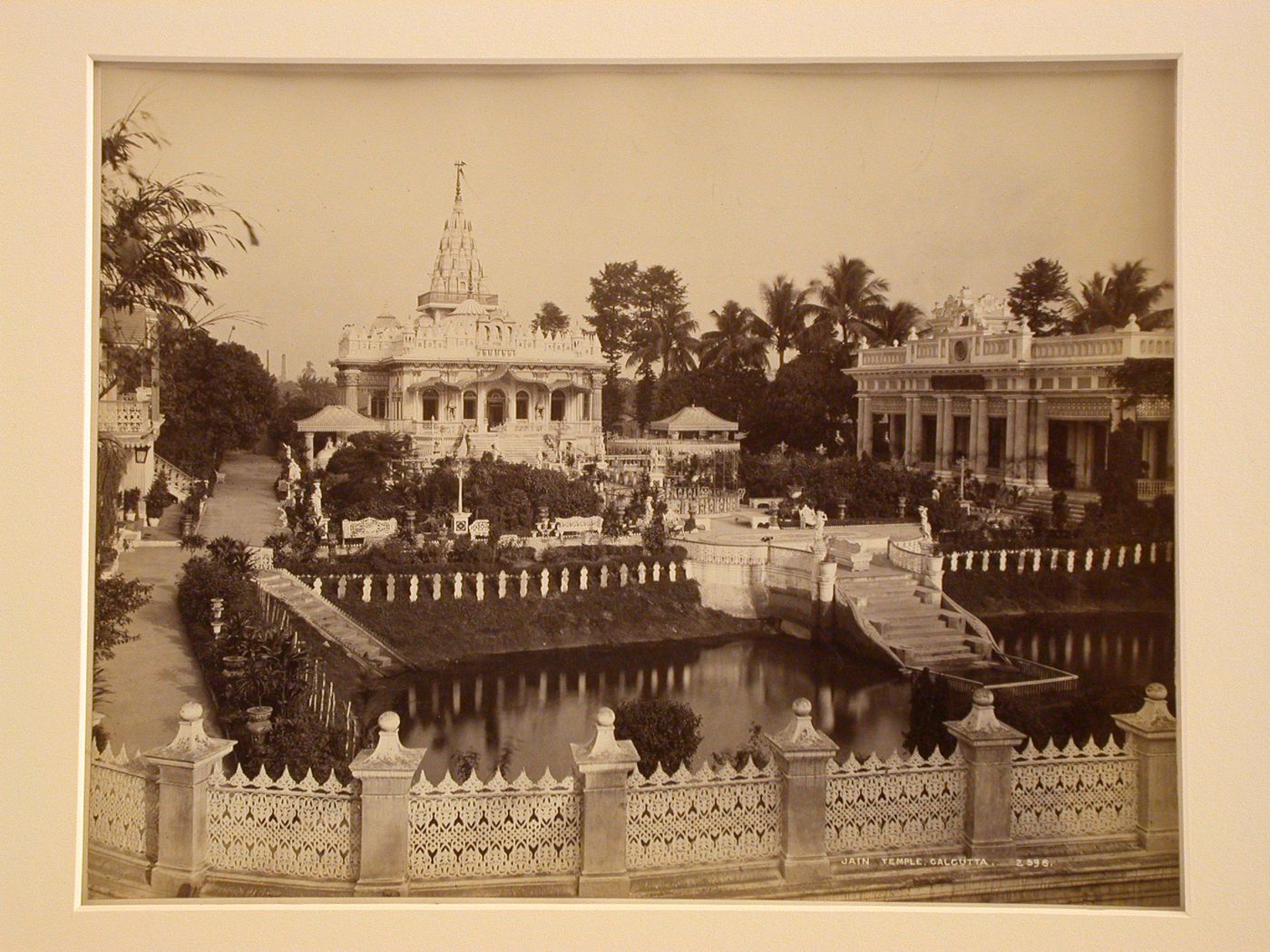 View of the Pareshnath Temple, Calcutta, India