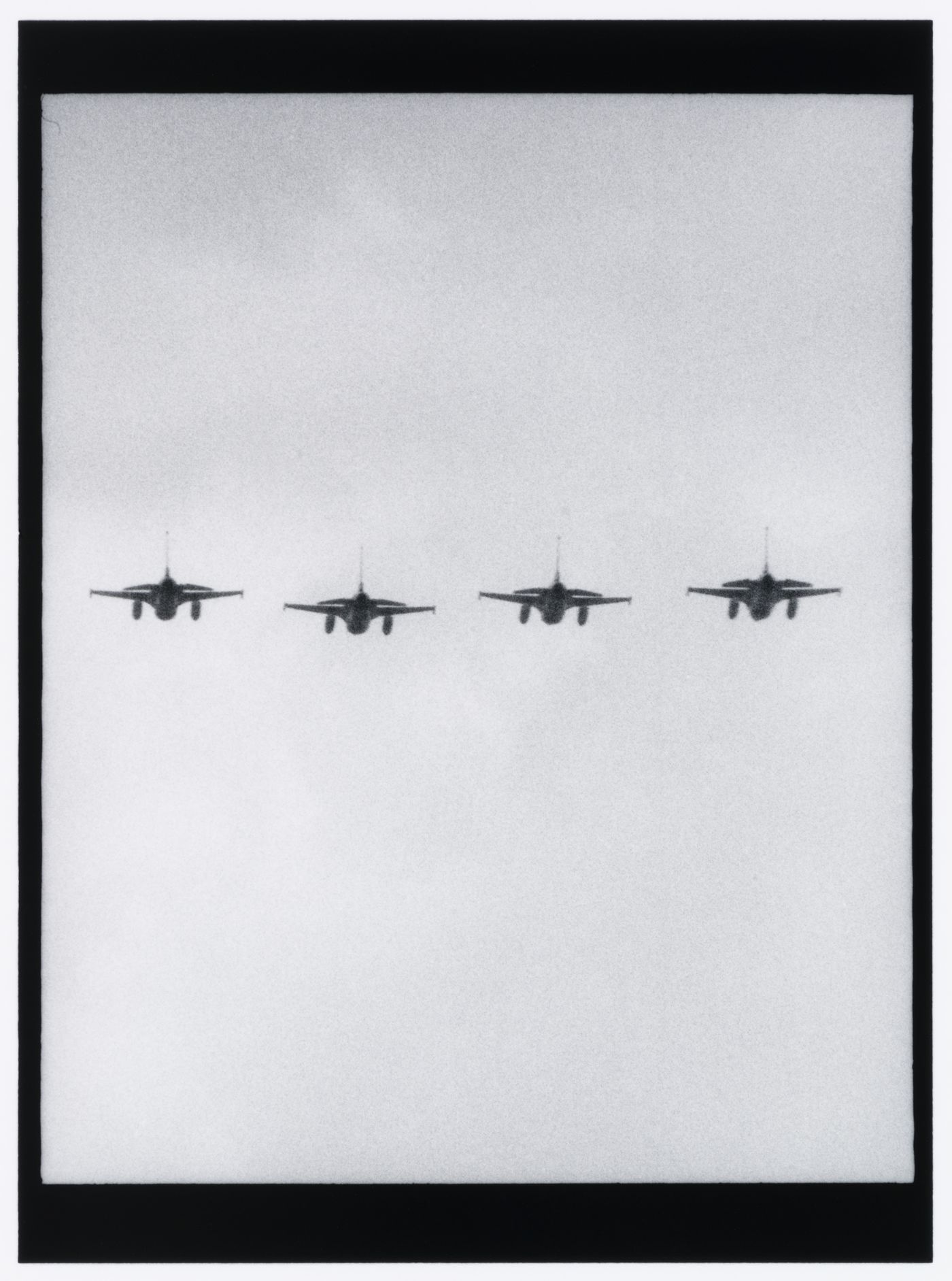 View of four jet fighters in flight, Washington D.C., United States, from the series "Empire"