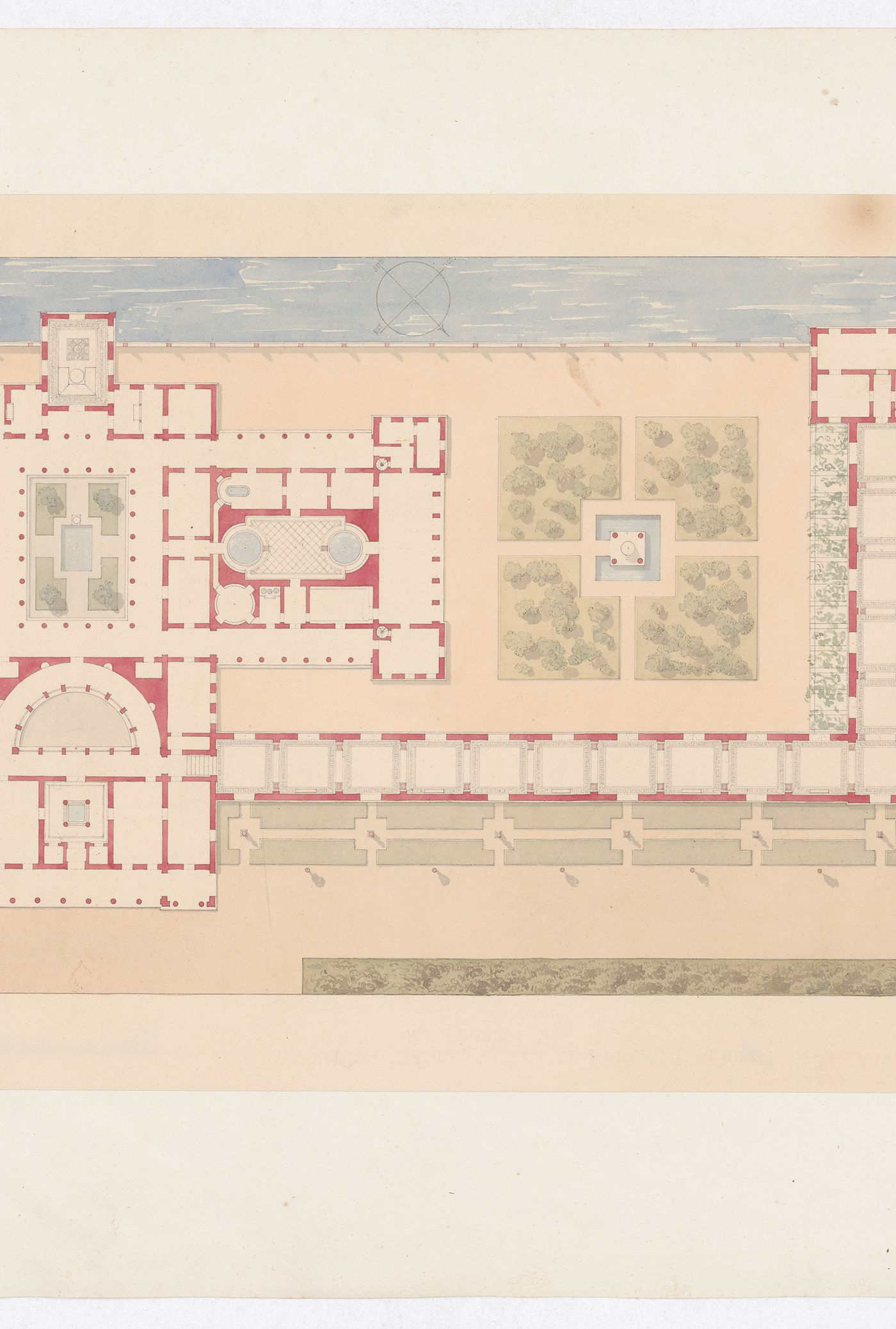 Hubert Rohault de Fleury's reconstruction of Pliny the Younger's ...