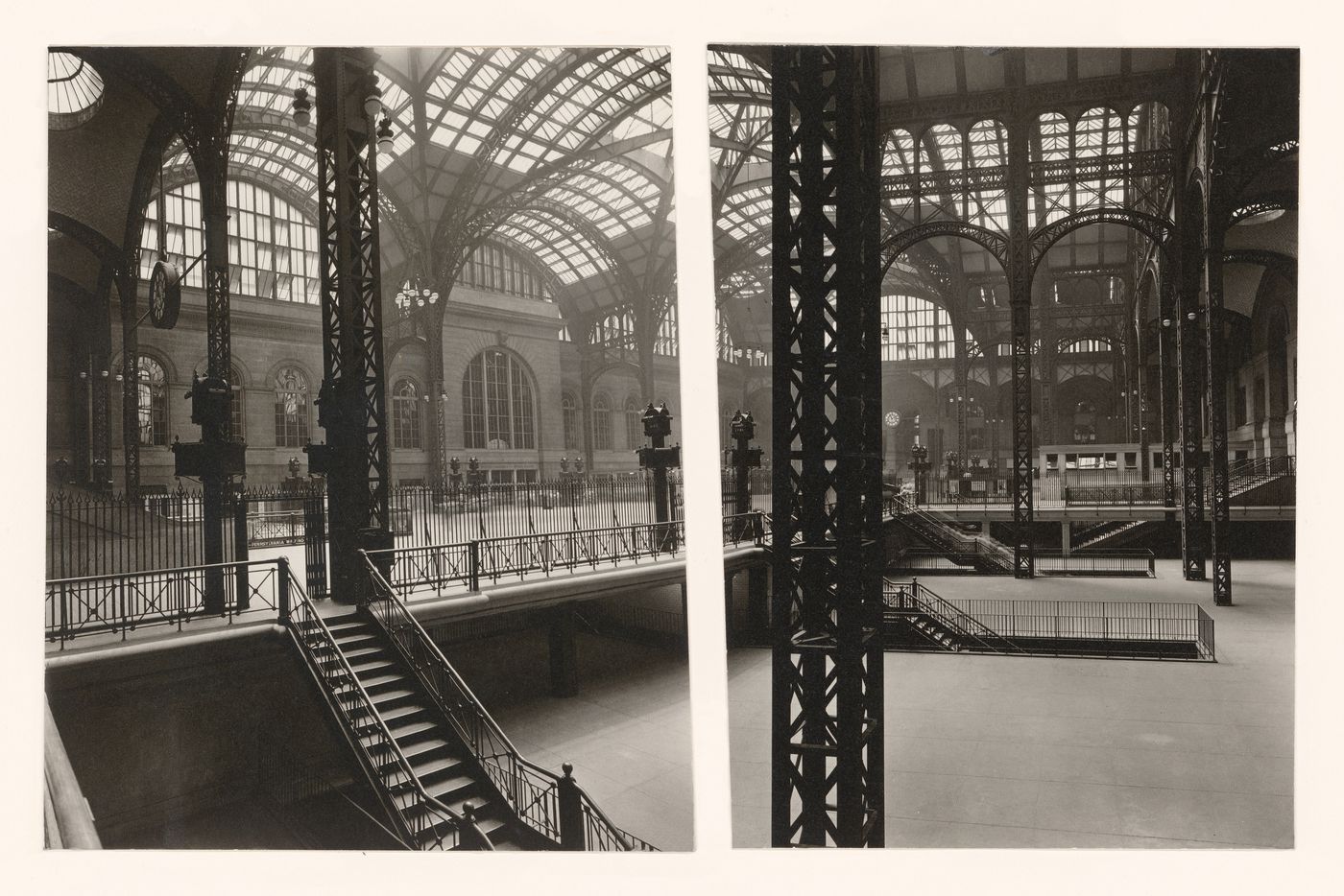 Interior view of Pennsylvania Station, New York City, New York