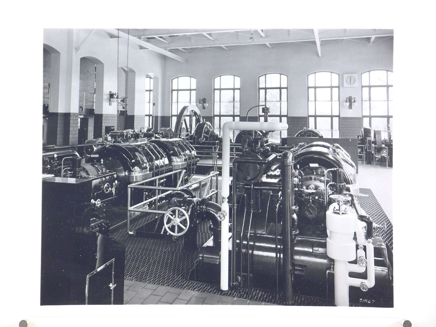 Interior view of machinery in the Engineering Laboratory, Rouge River Plant, Ford Motor Company, Dearborn, Michigan