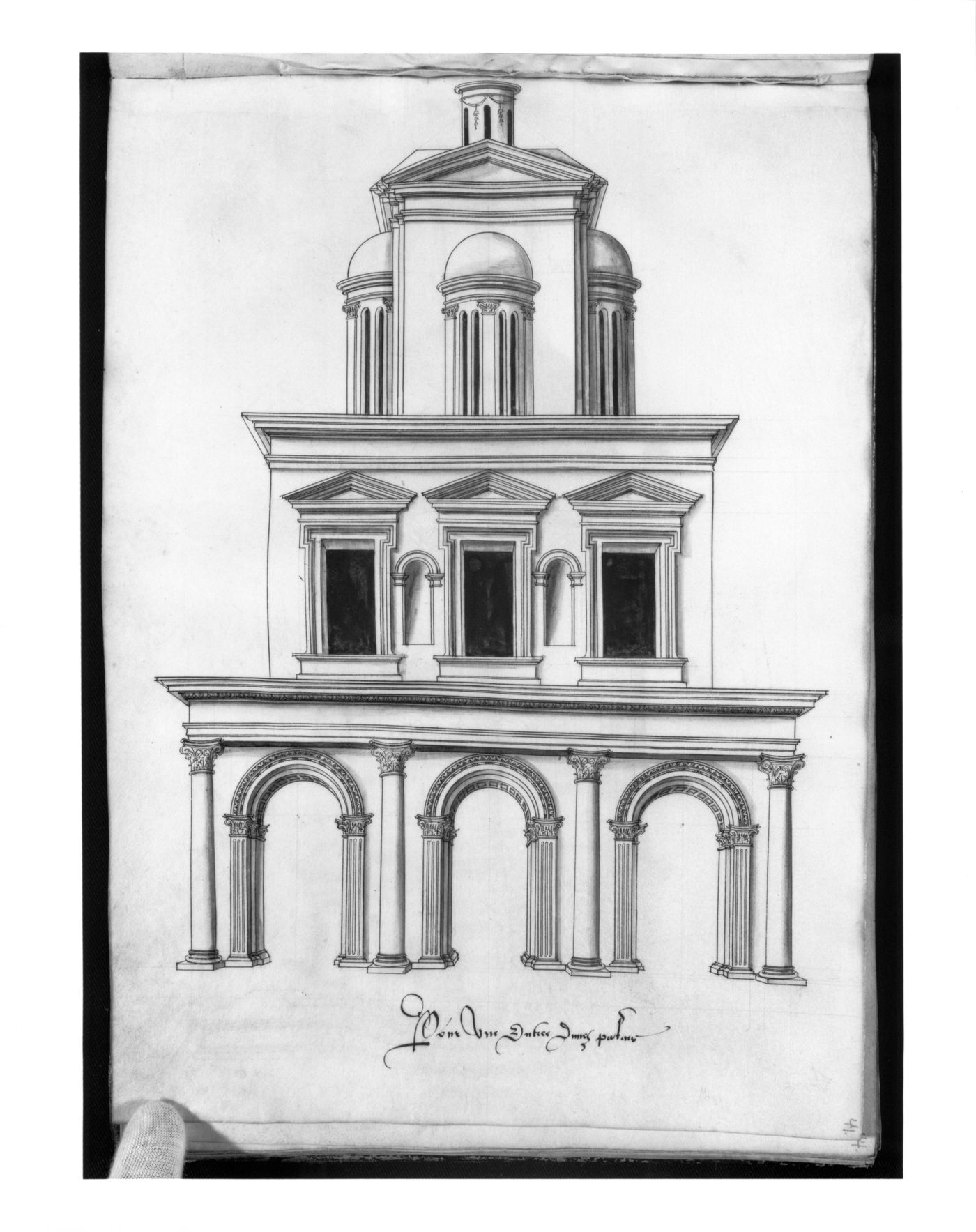 Design for an entrance to a palace