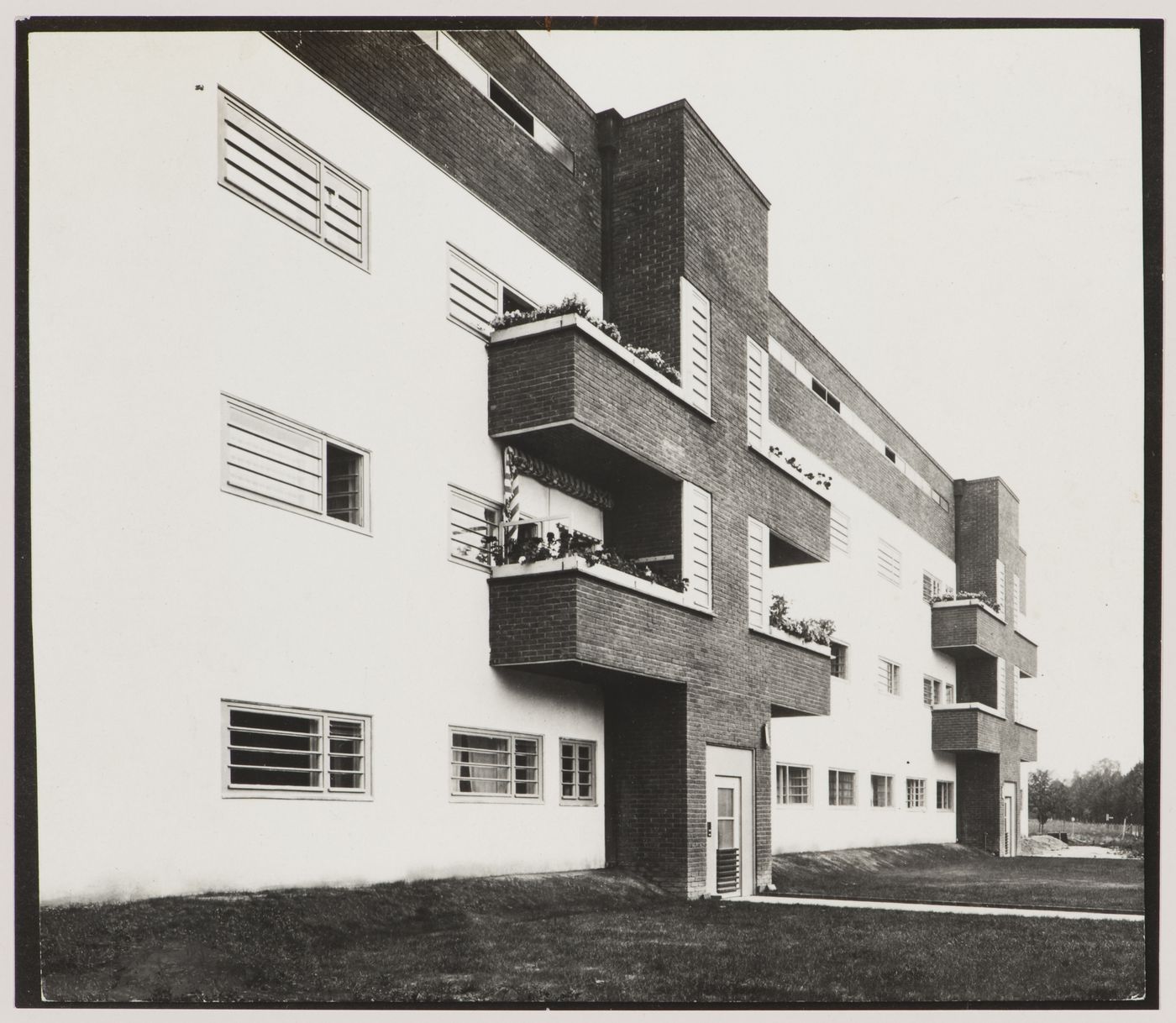 View of the apartment building "Sonnenhof", Berlin-Lichtenberg, Germany