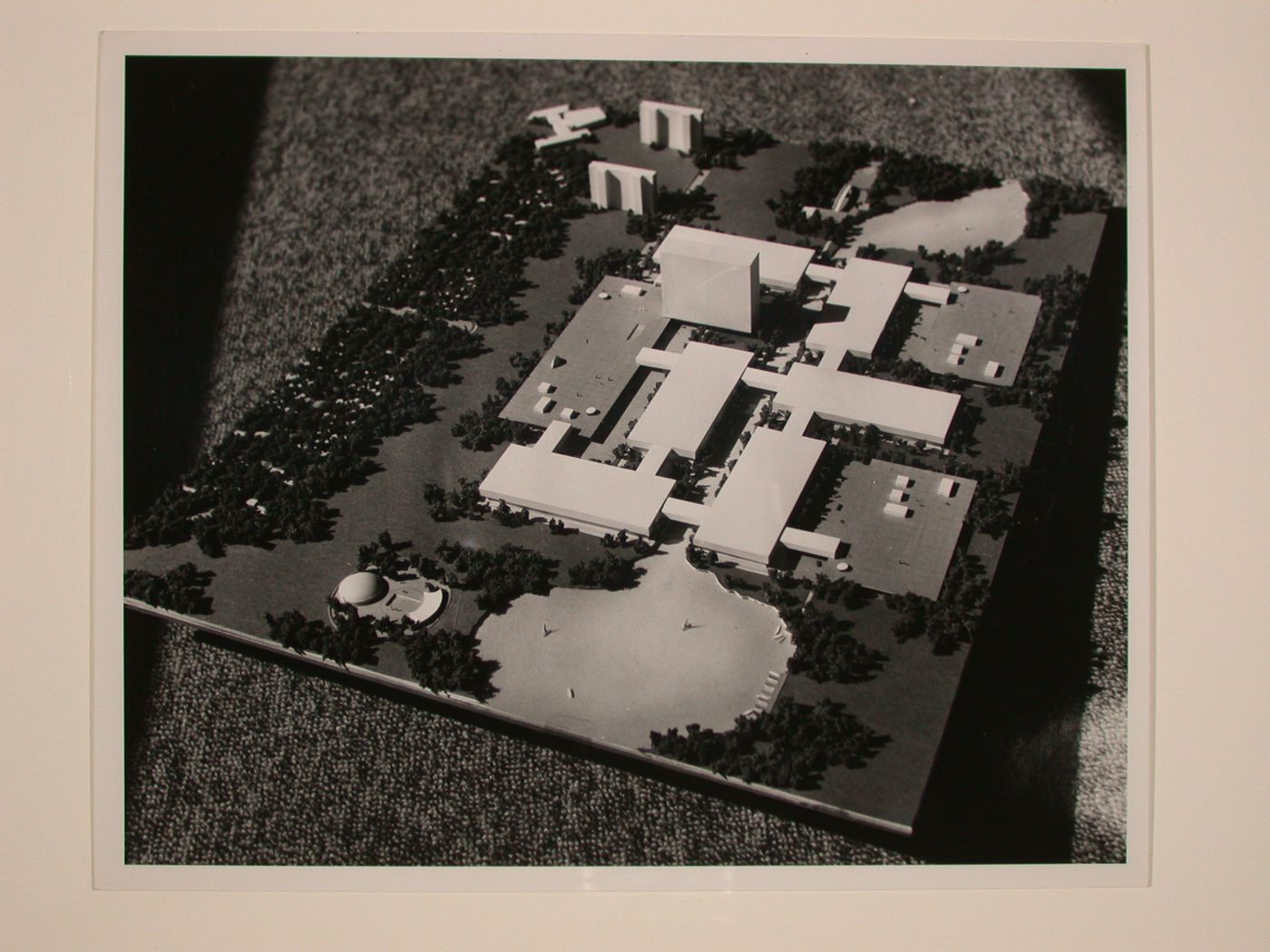 Photograph of a model for a regional shopping area