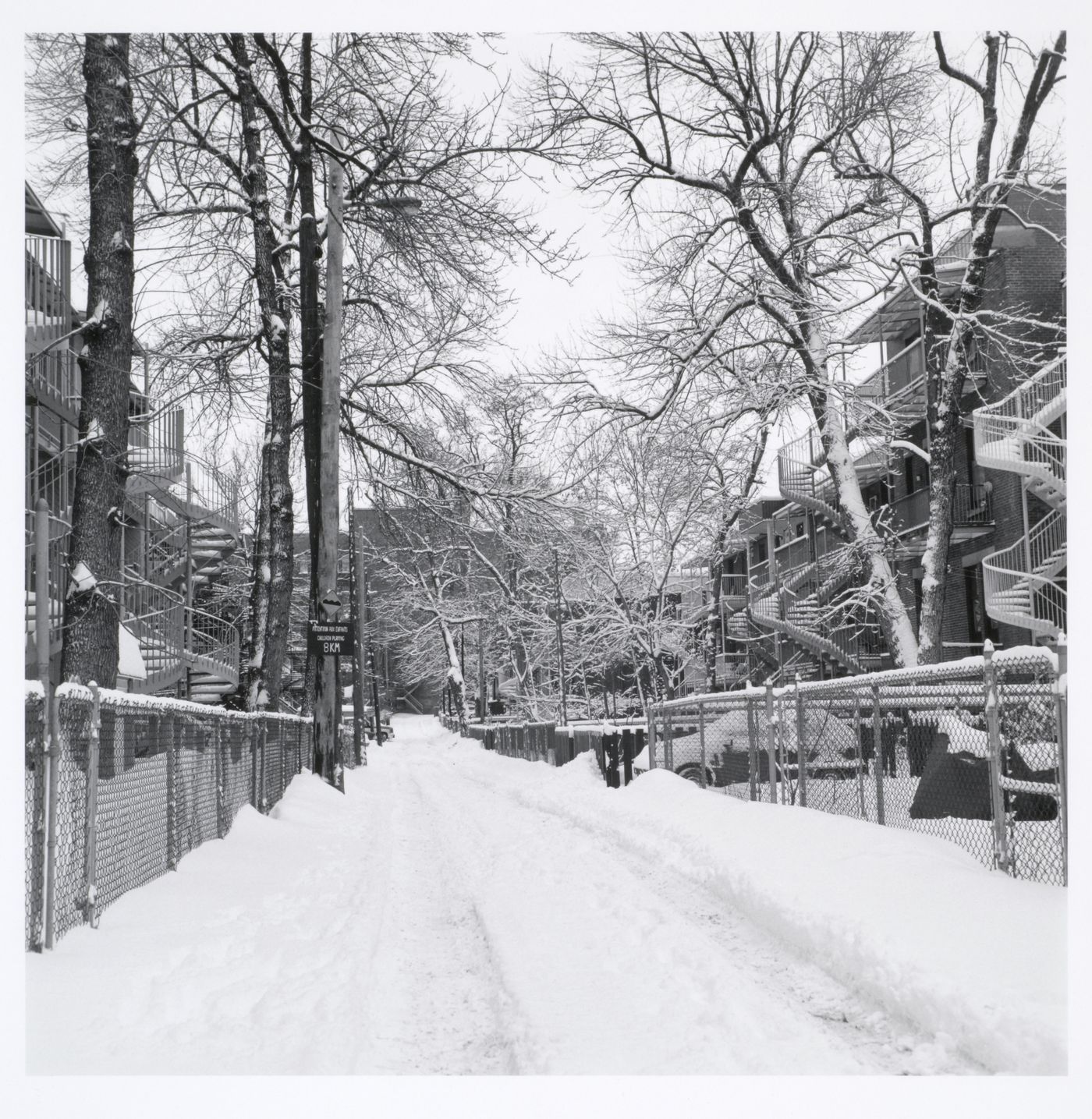 Milton Park Project: Lane between Jeanne-Mance and Sainte-Famille, between Milton and Prince Arthur, Montréal, Québec