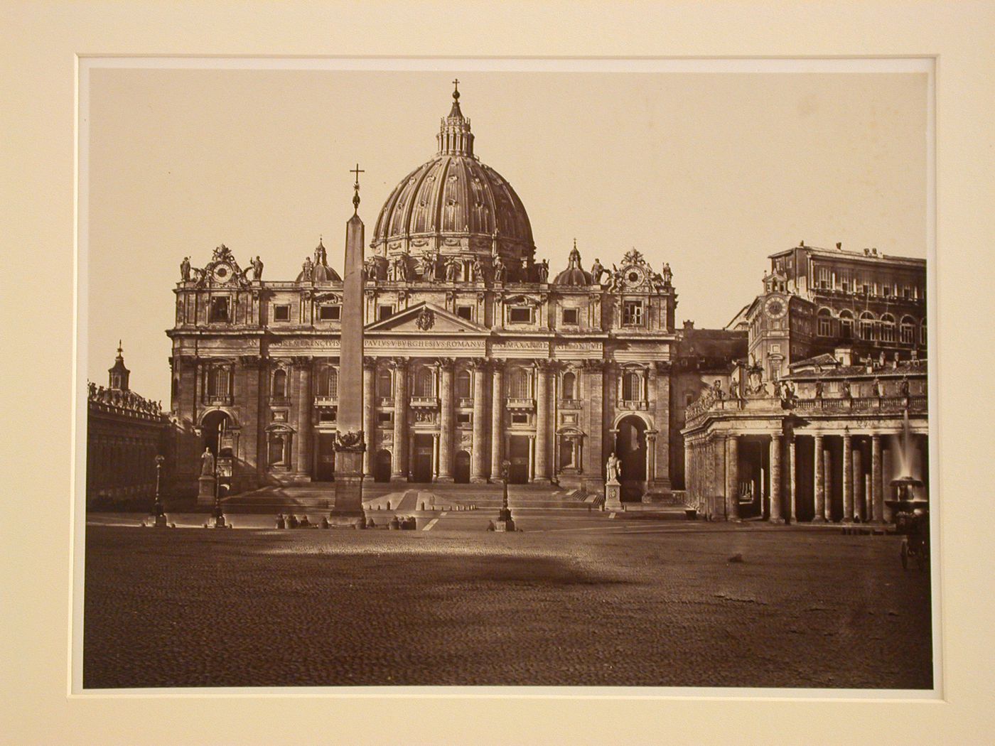 St. Peter's: façade, obelisk, piazza, Rome, Italy