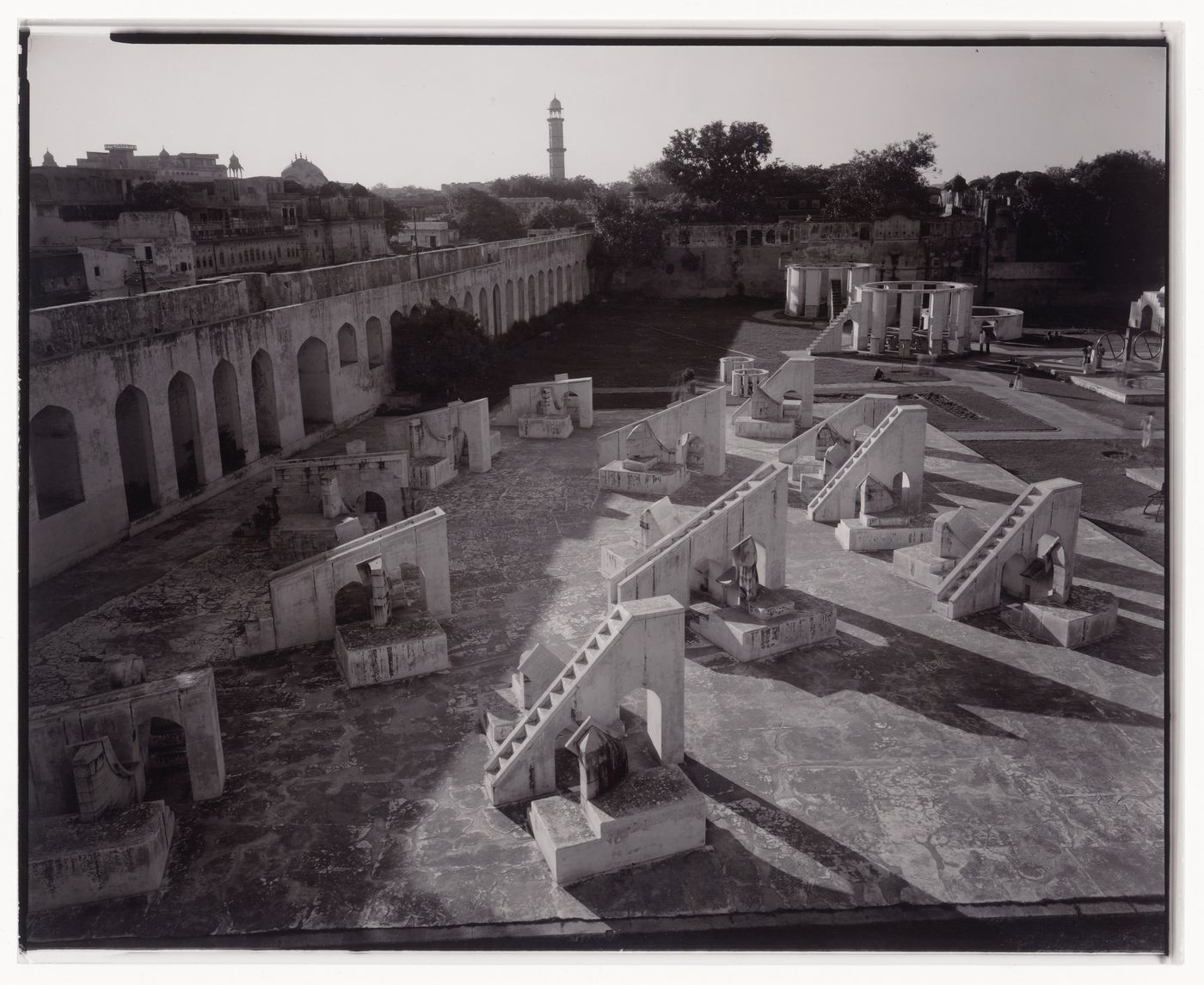 View of the Jantar Mantar Observatory complex, Jeypore (now Jaipur), India