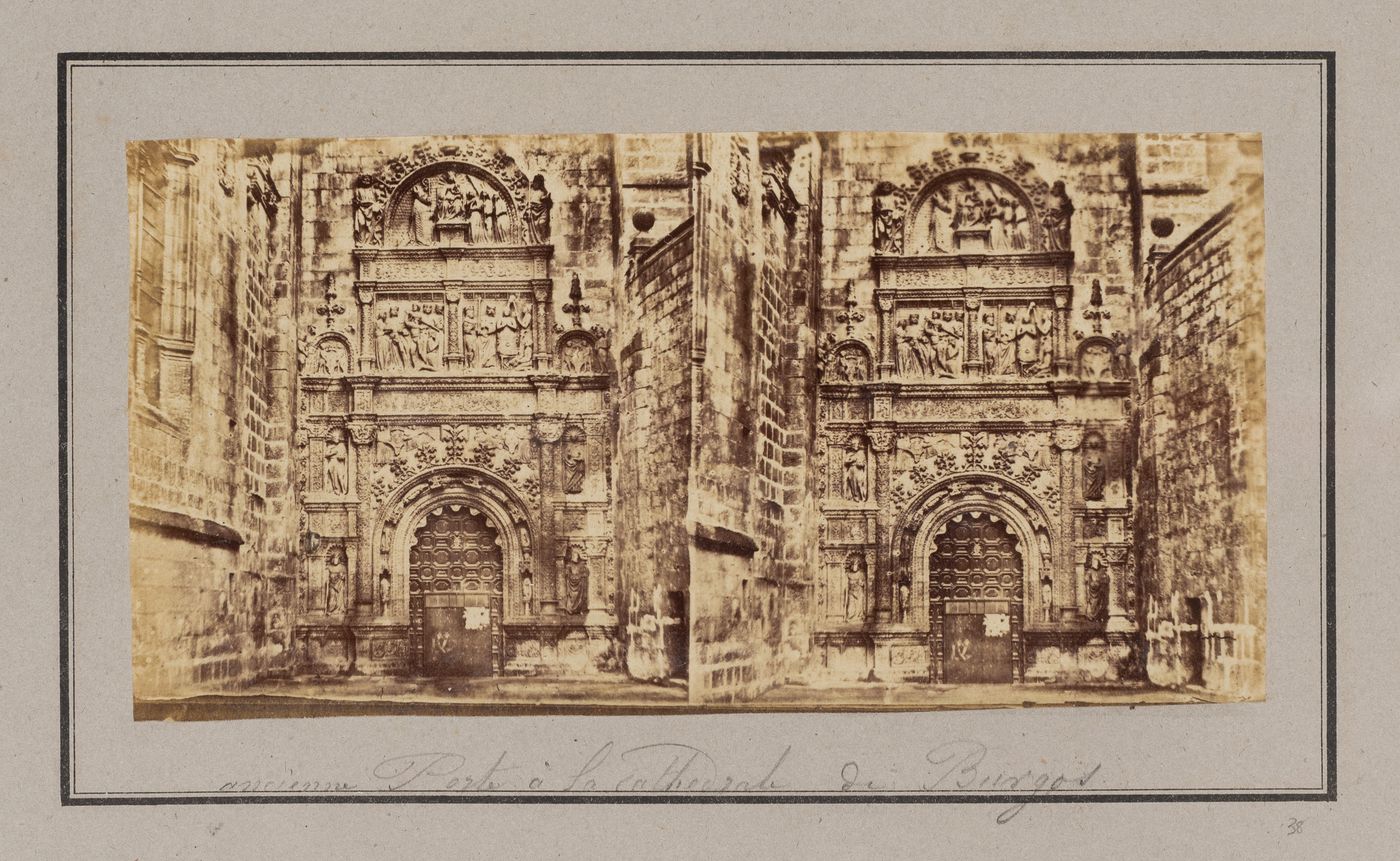 ancienne Portal a la cathedrale de Burgos