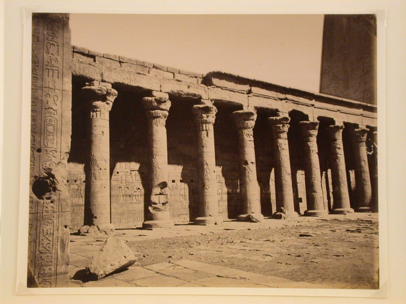 Peristyle of the Temple of Edfu, Egypt