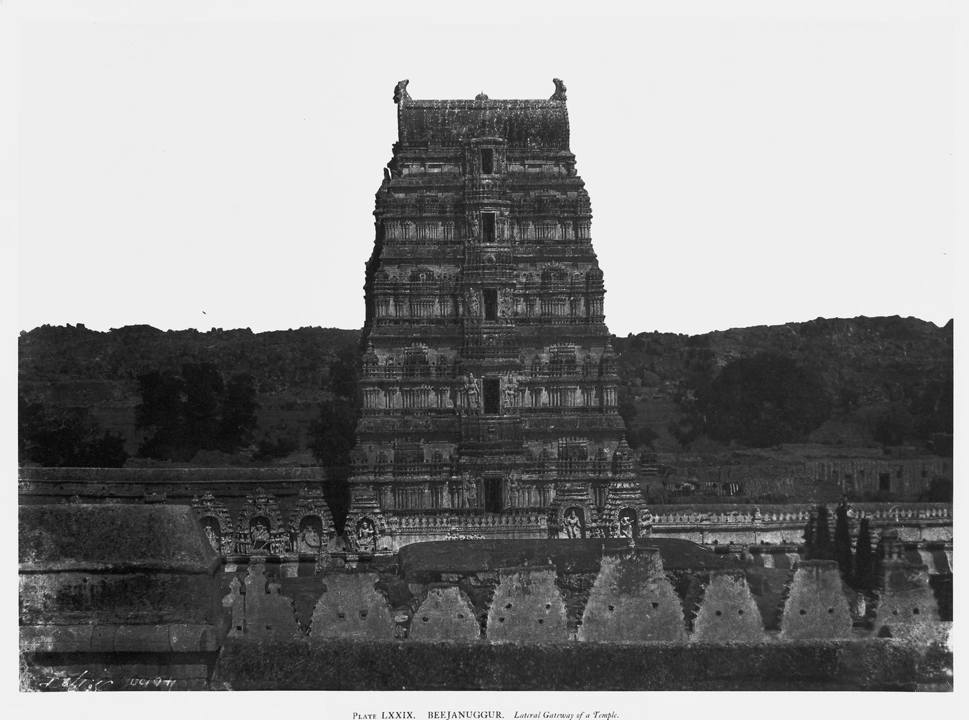 Plate from book ''Architecture in Dharwar and Mysore''