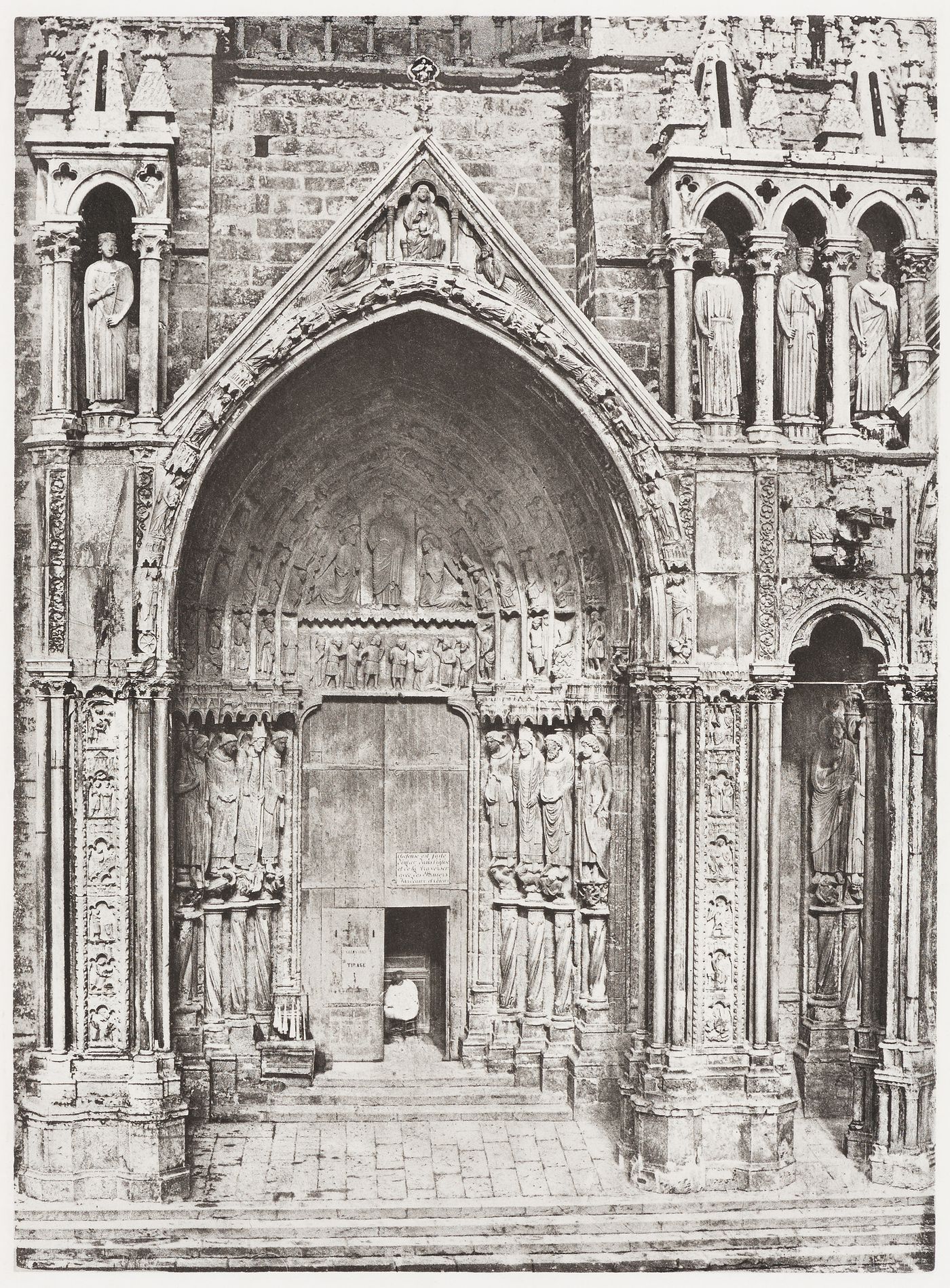 South Transept Porch, Left Portal, Chartres Cathedral, France