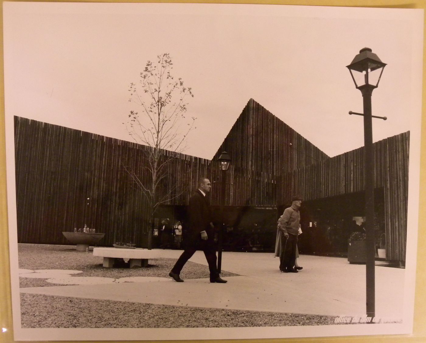 Partial view of the Hospitality Pavilion, Expo 67, Montréal, Québec