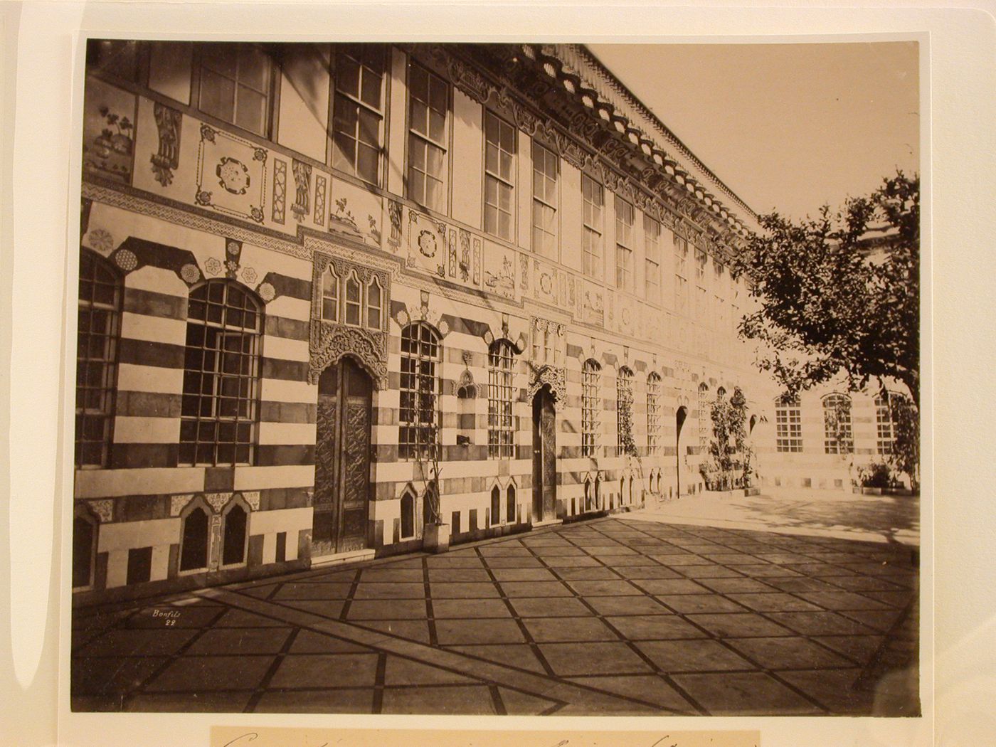 View of courtyard of Beit Stambouli (also known as Beit Niyadu), Damascus, Syria