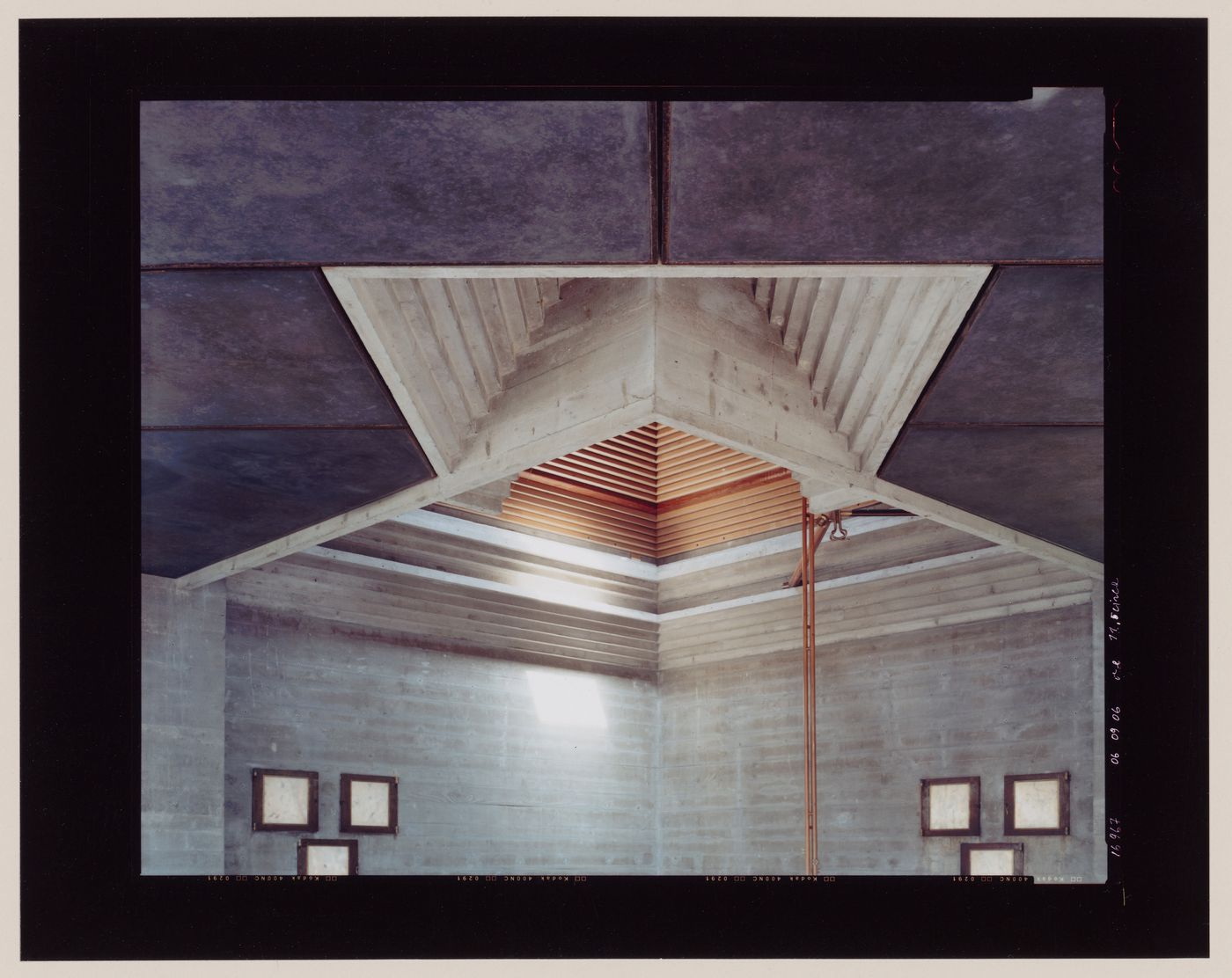 Chapel interior, Carlo Scarpa's Tomba Brion, San Vito d'Altivole, Italy