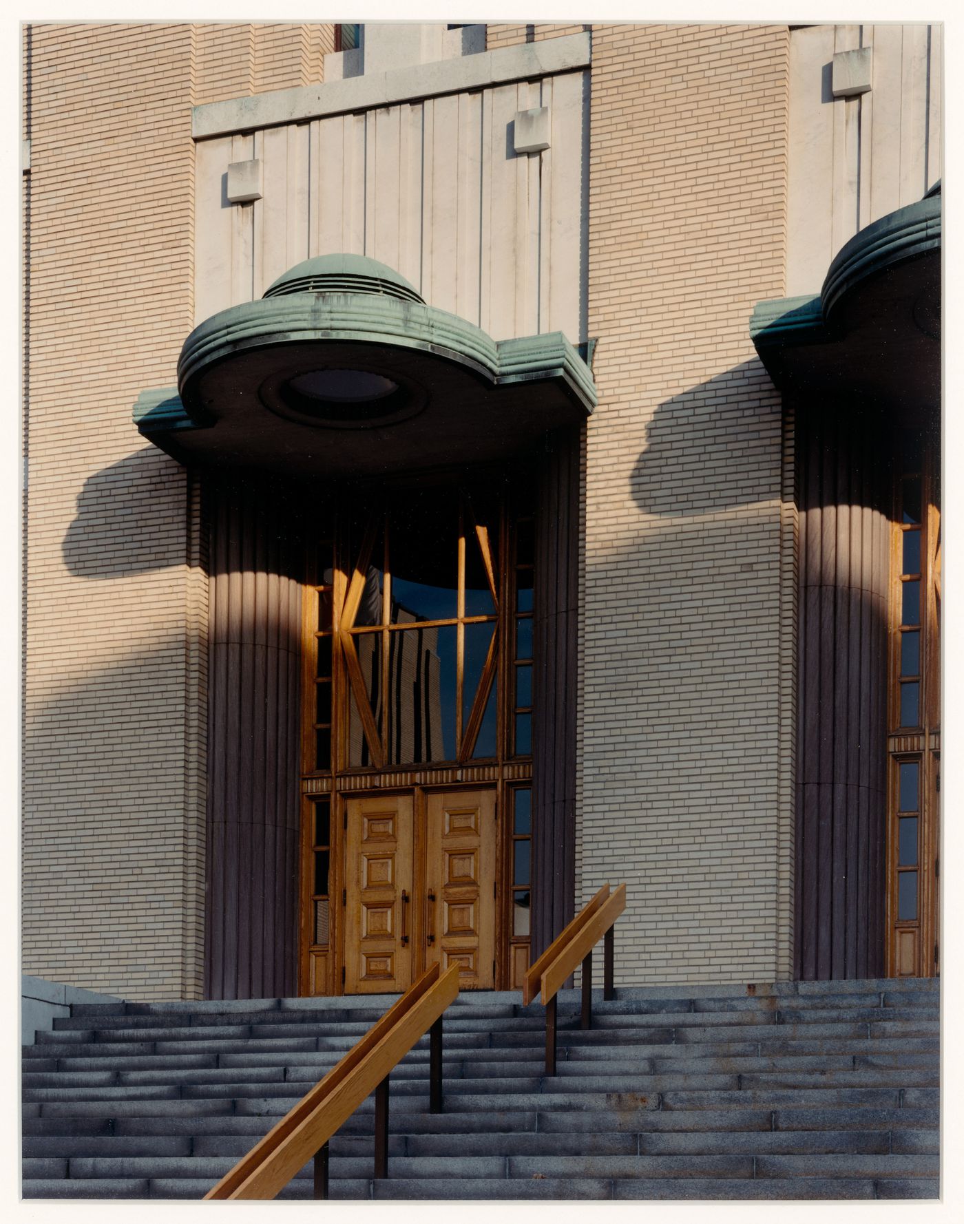 Main entry (detail), entrance hall, Université de Montréal, Montréal, Québec