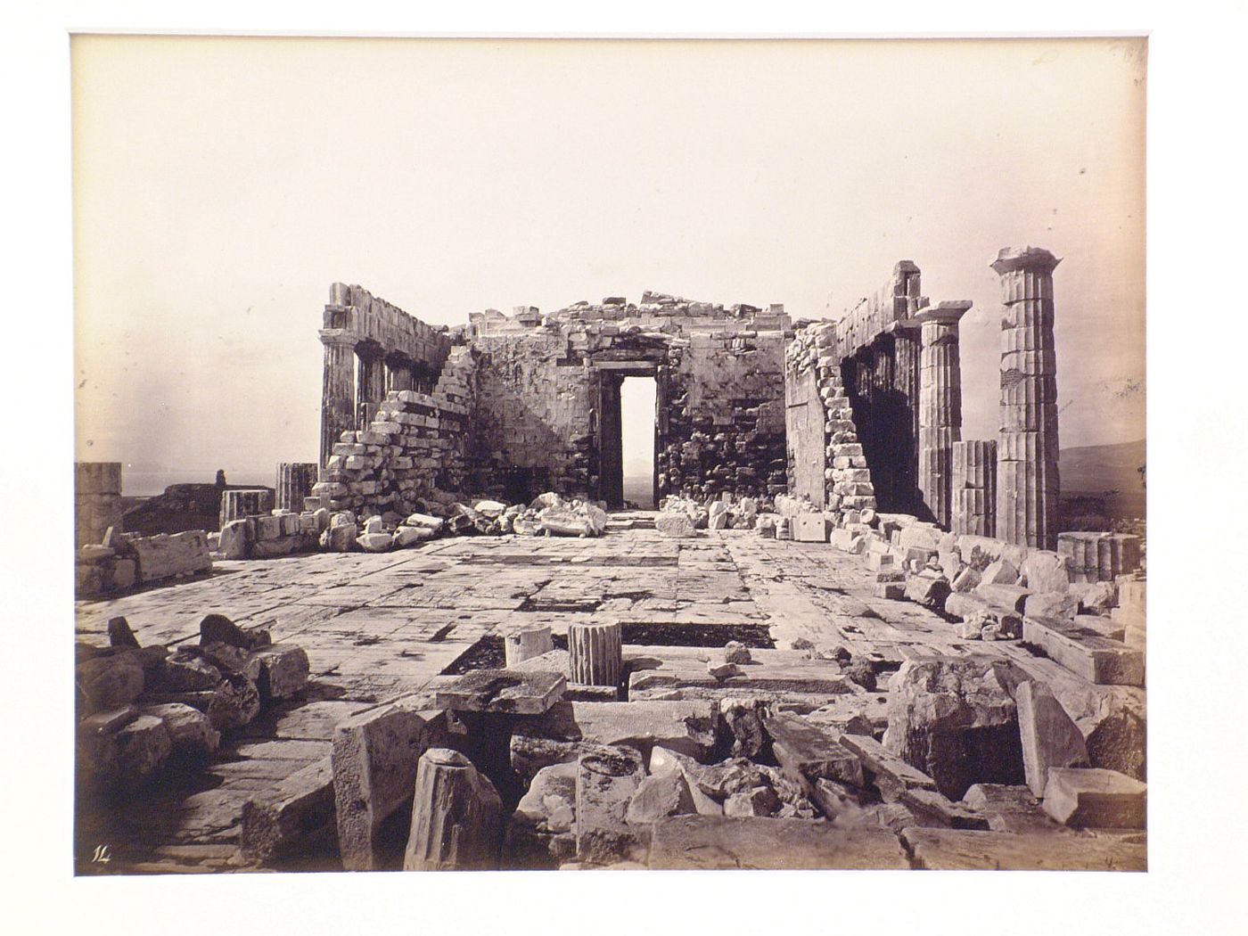 XIV. Interior of the Parthenon, from the Eastern extremity.