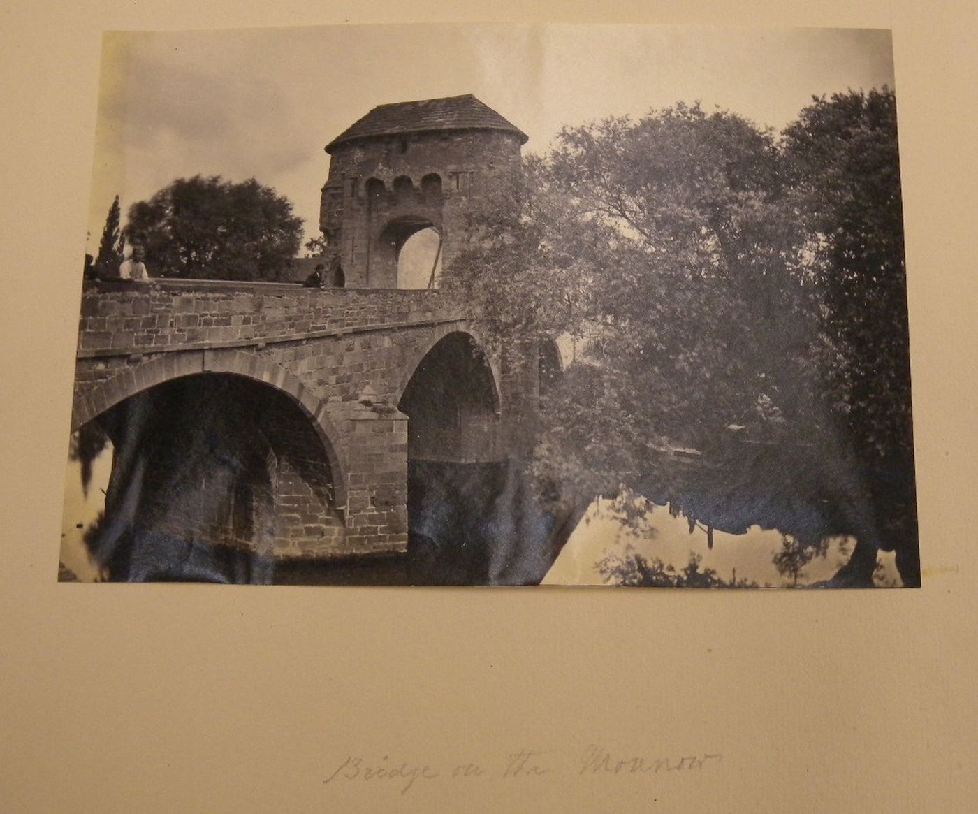 Monnow Bridge at Monmouth, Monmouthshire, Wales.
