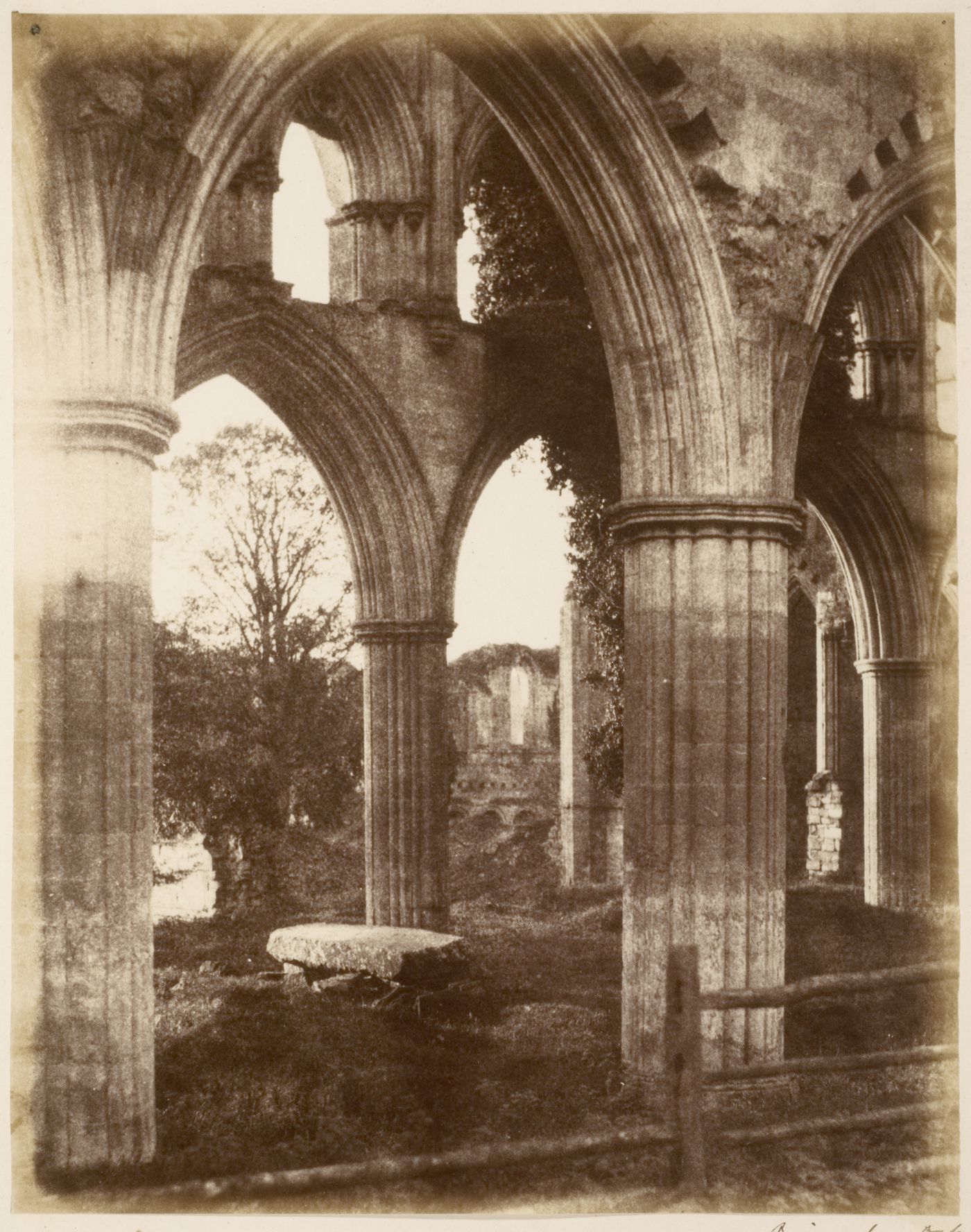 Arcade detail, Rievaulx Abbey, North Yorkshire, England