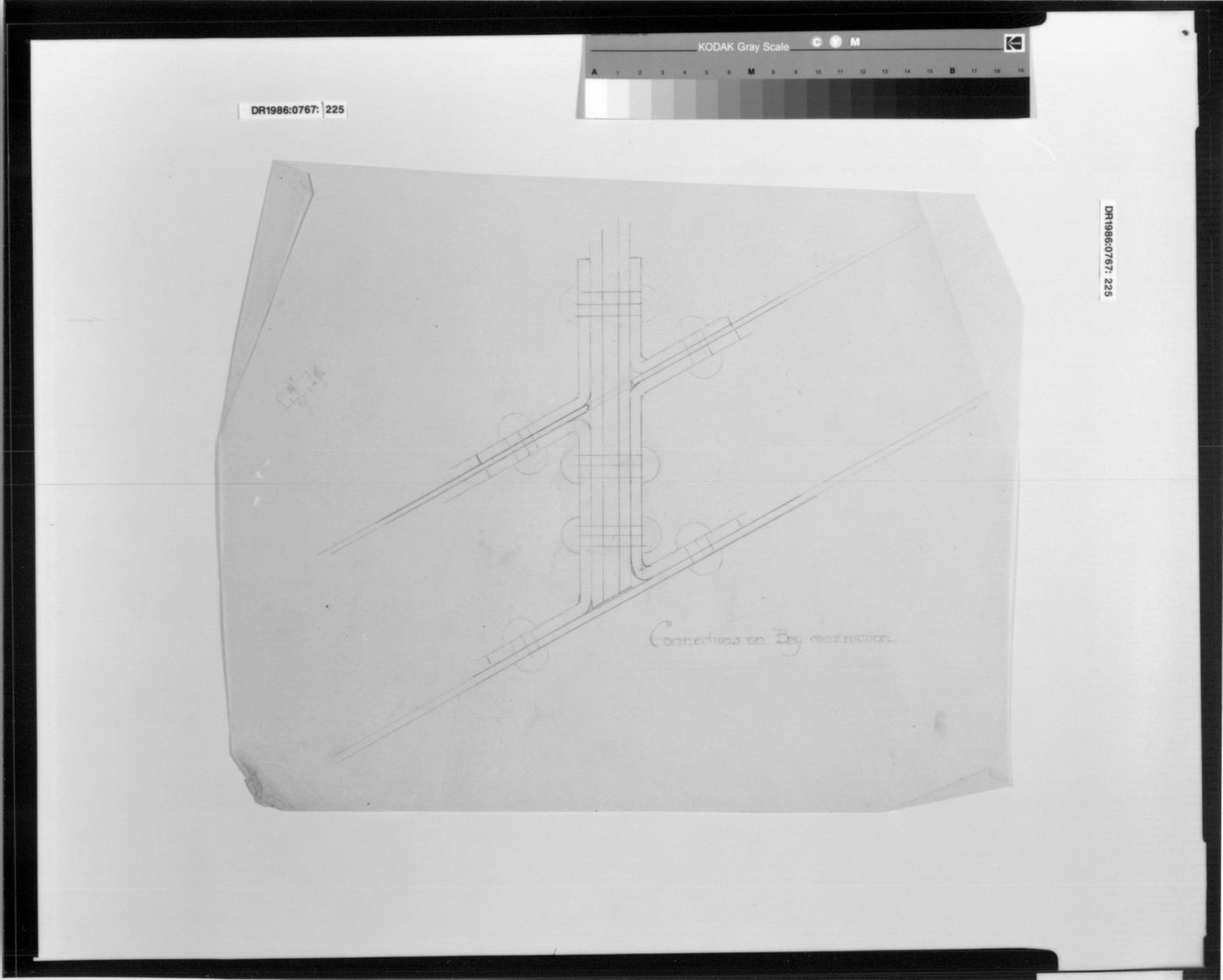 Monadnock Building, Chicago: Detail for steel framing connections for bay windows