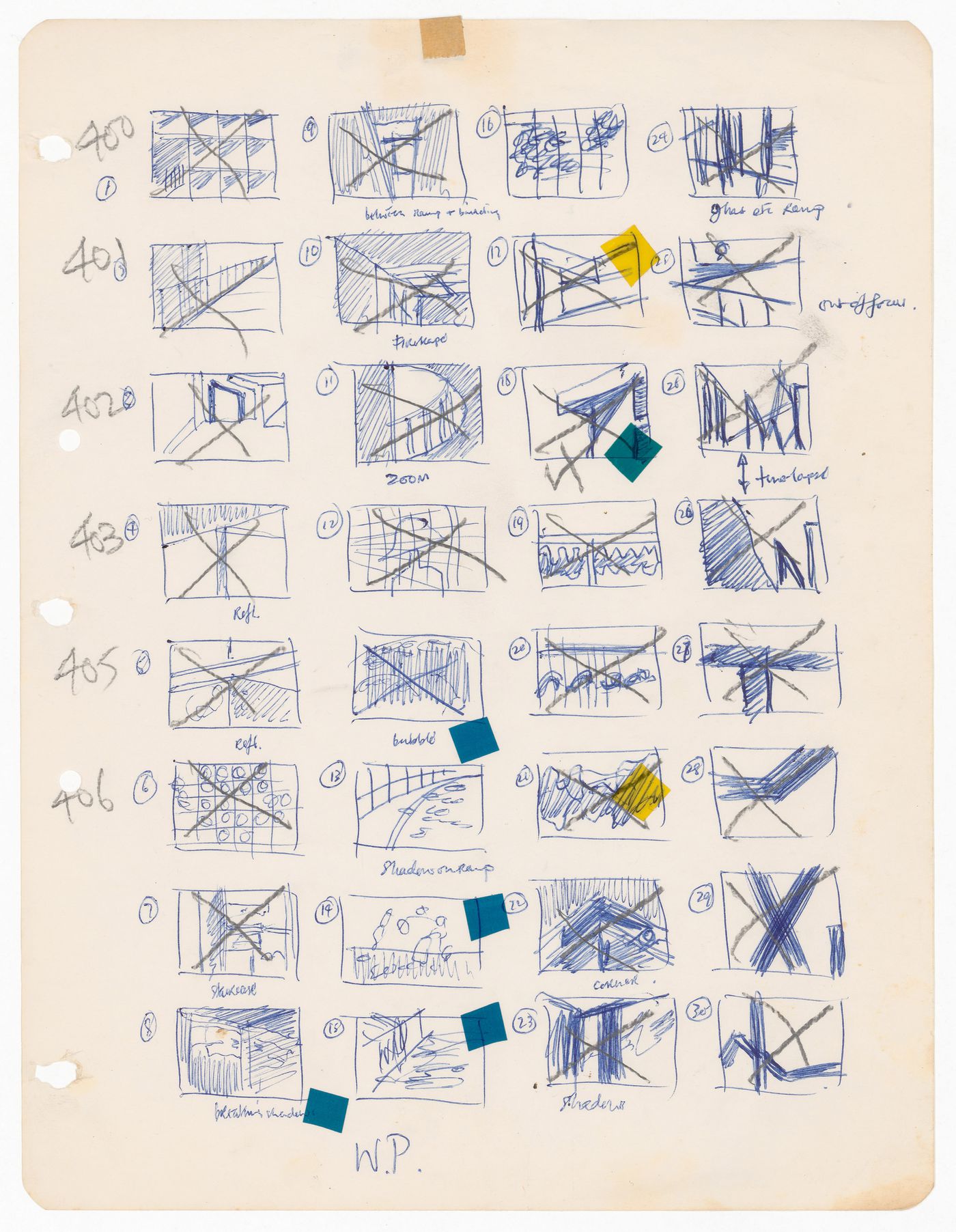 Storyboard for documentary The Key