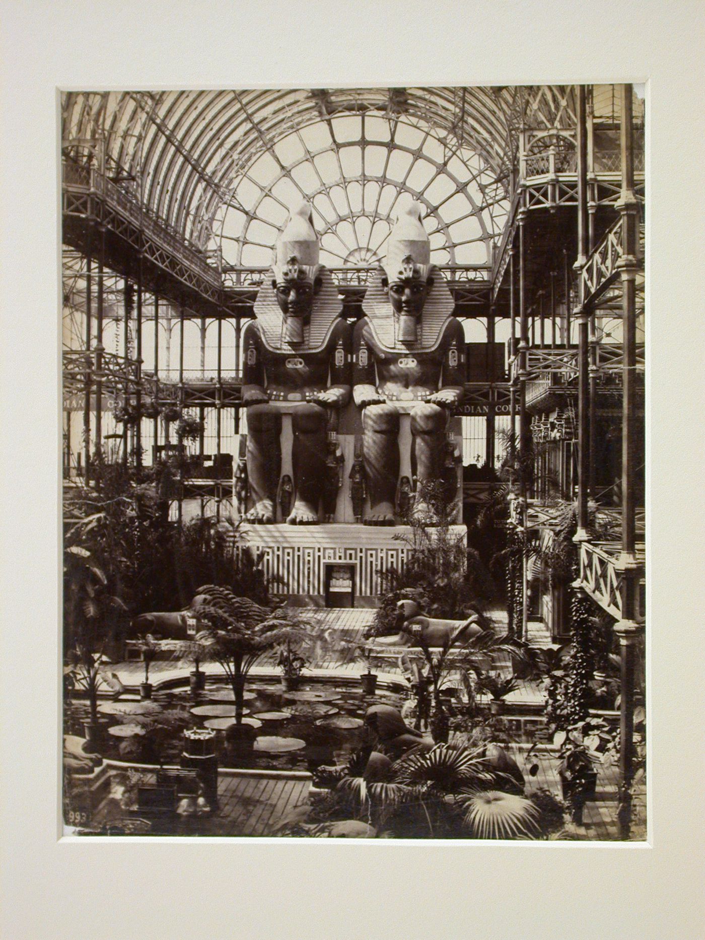 Egyptian statues, Crystal Palace, London, England