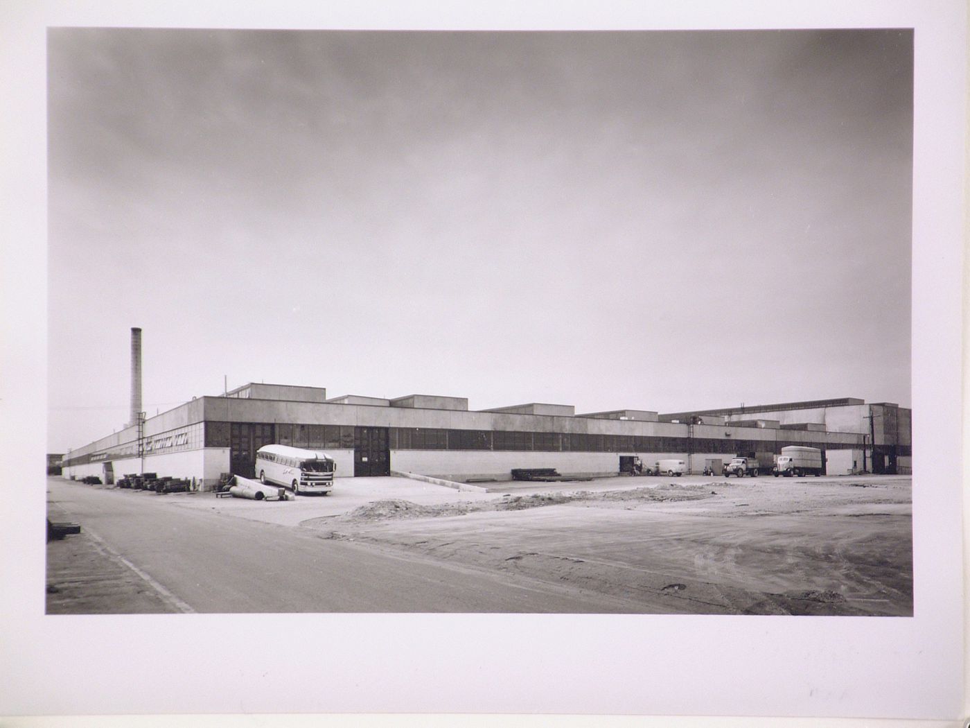 View of the north façade of the Assembly Building, General Motors Corporation Truck and Coach division Pontiac Plant, Pontiac, Michigan