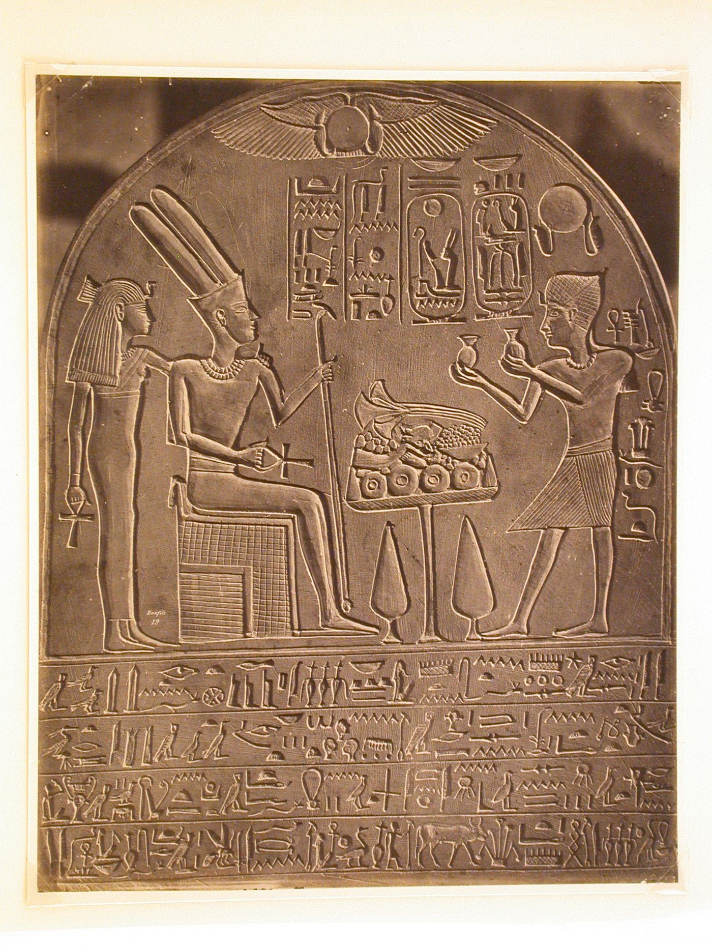 Bas-Relief dans le temple de Karnak