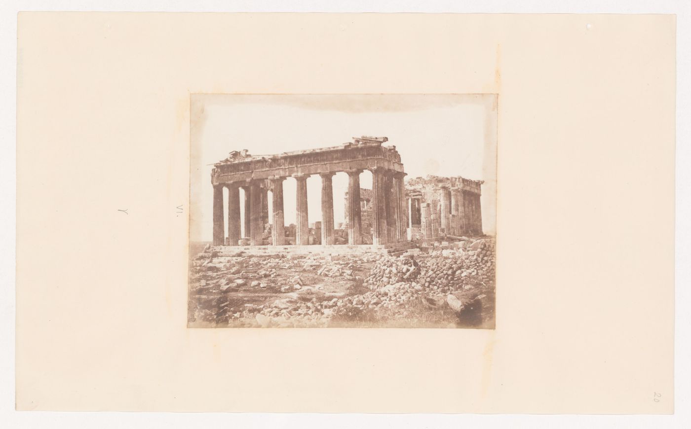 The Parthenon - north-eastern angle