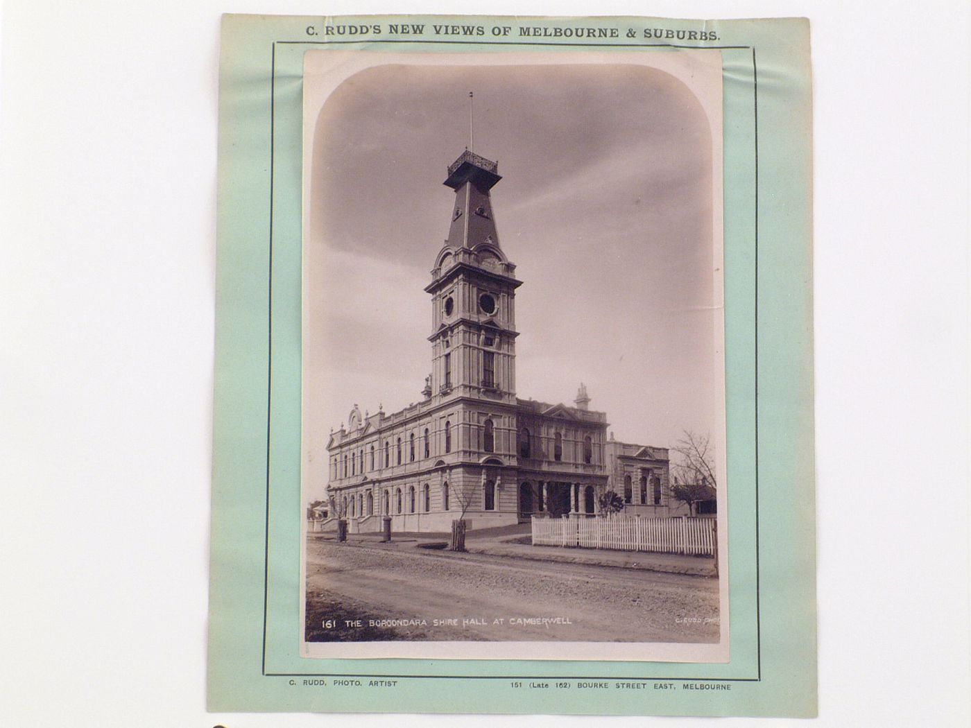 View of the Boroondara Shire Hall, Camberwell, Australia