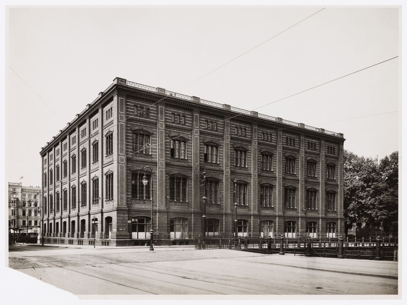 View of the Bauakademie (now demolished), Schinkel Platz [?], Berlin, Germany