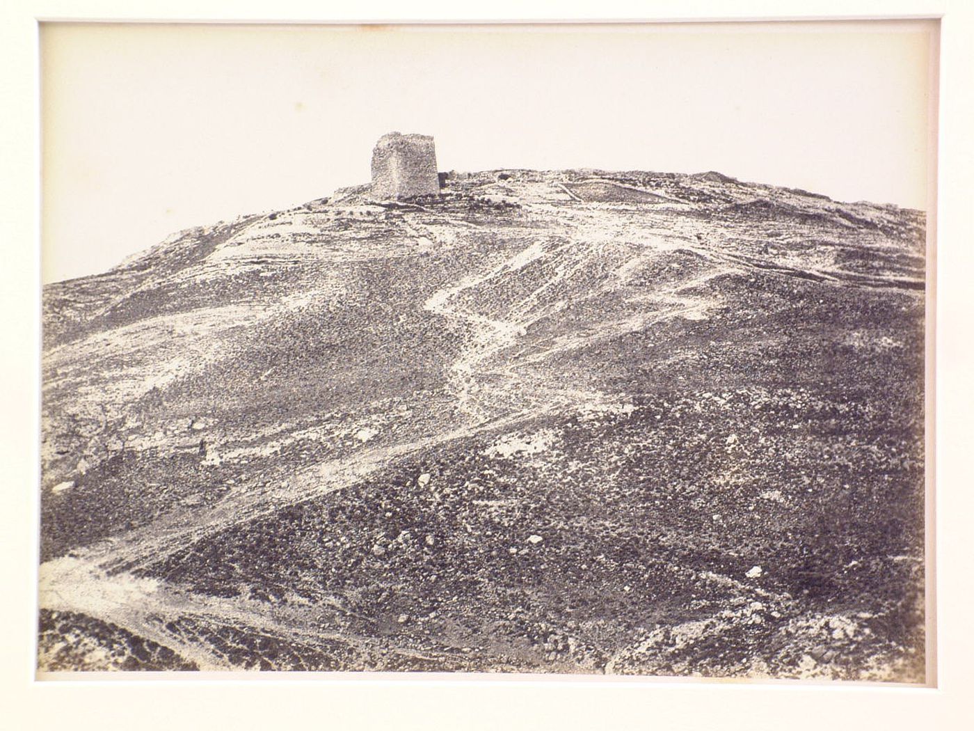 Tower at east extremity of city wall, Al-Karak, Trans-Jordan