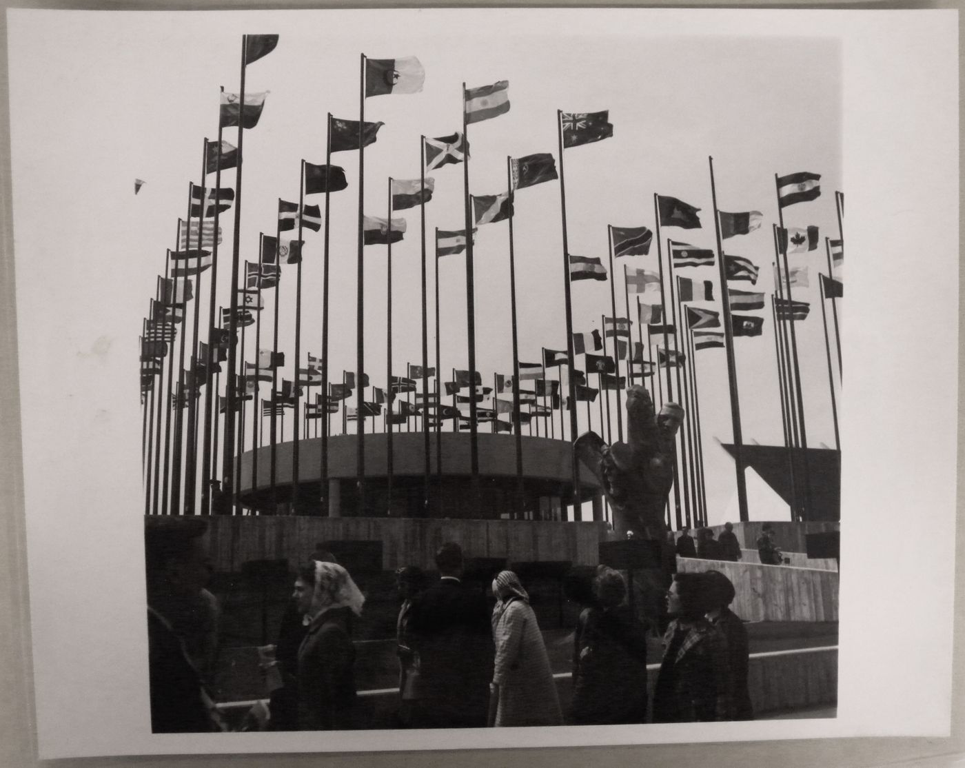 View of the Pavilion on the United Nations, Expo 67, Montréal, Québec