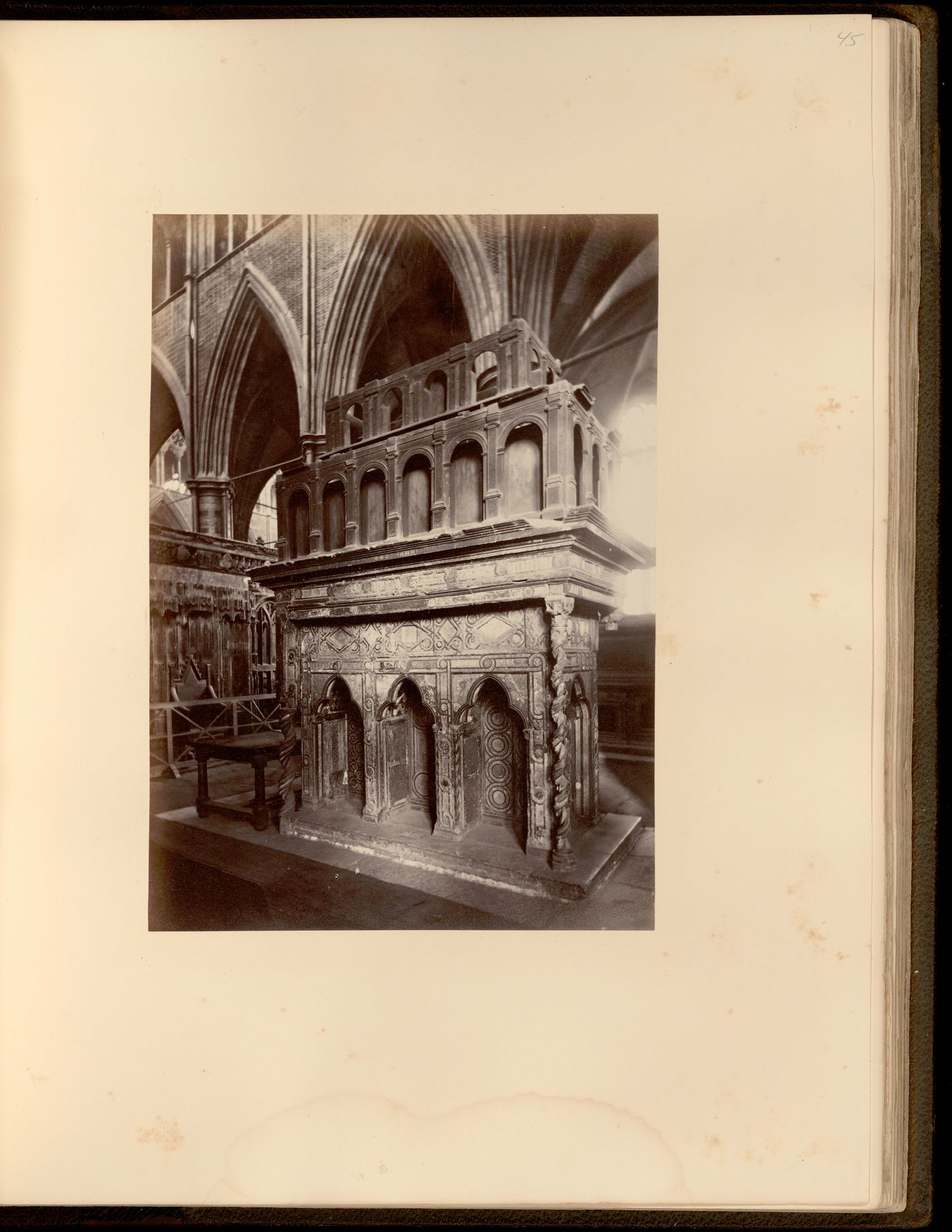 Plate from book ''The Abbey and Palace of Westminster''