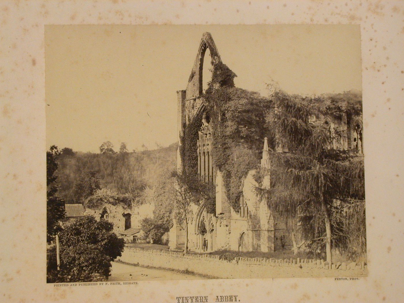 Tintern Abbey, view of western front, Gwent, Wales