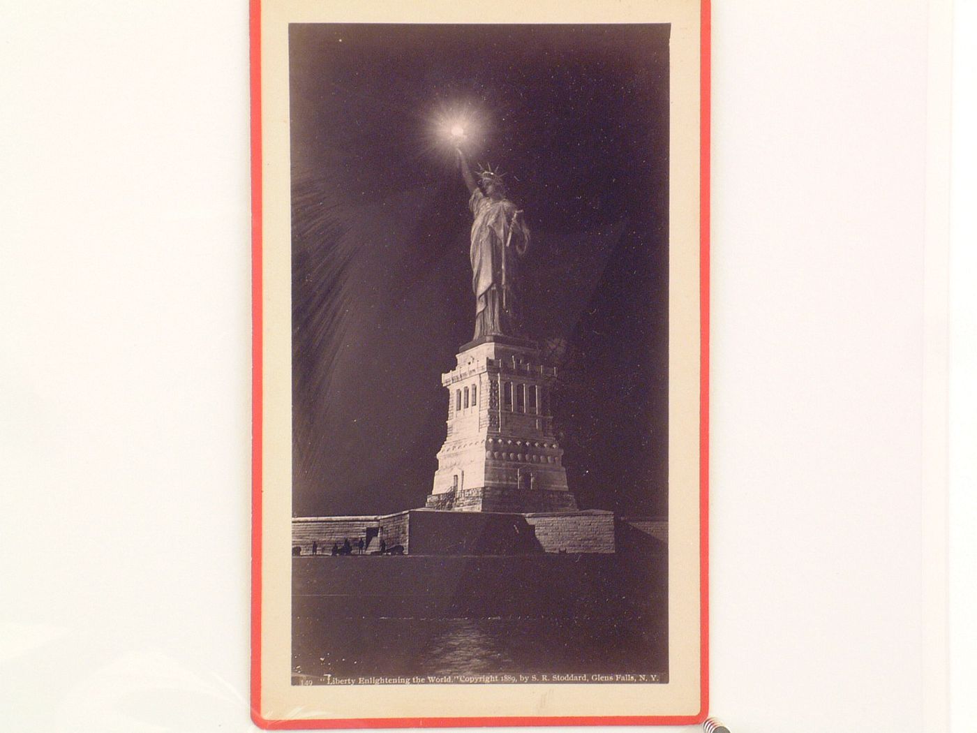 The Statue of Liberty at night, New York City, New York