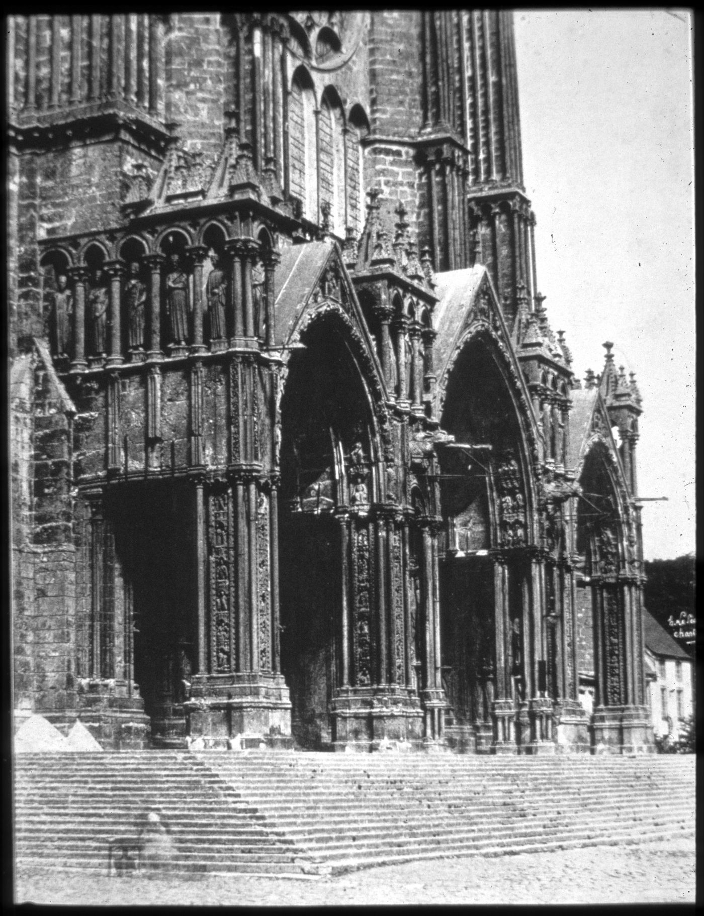Plate from portfolio ''Details of Chartres Cathedral''