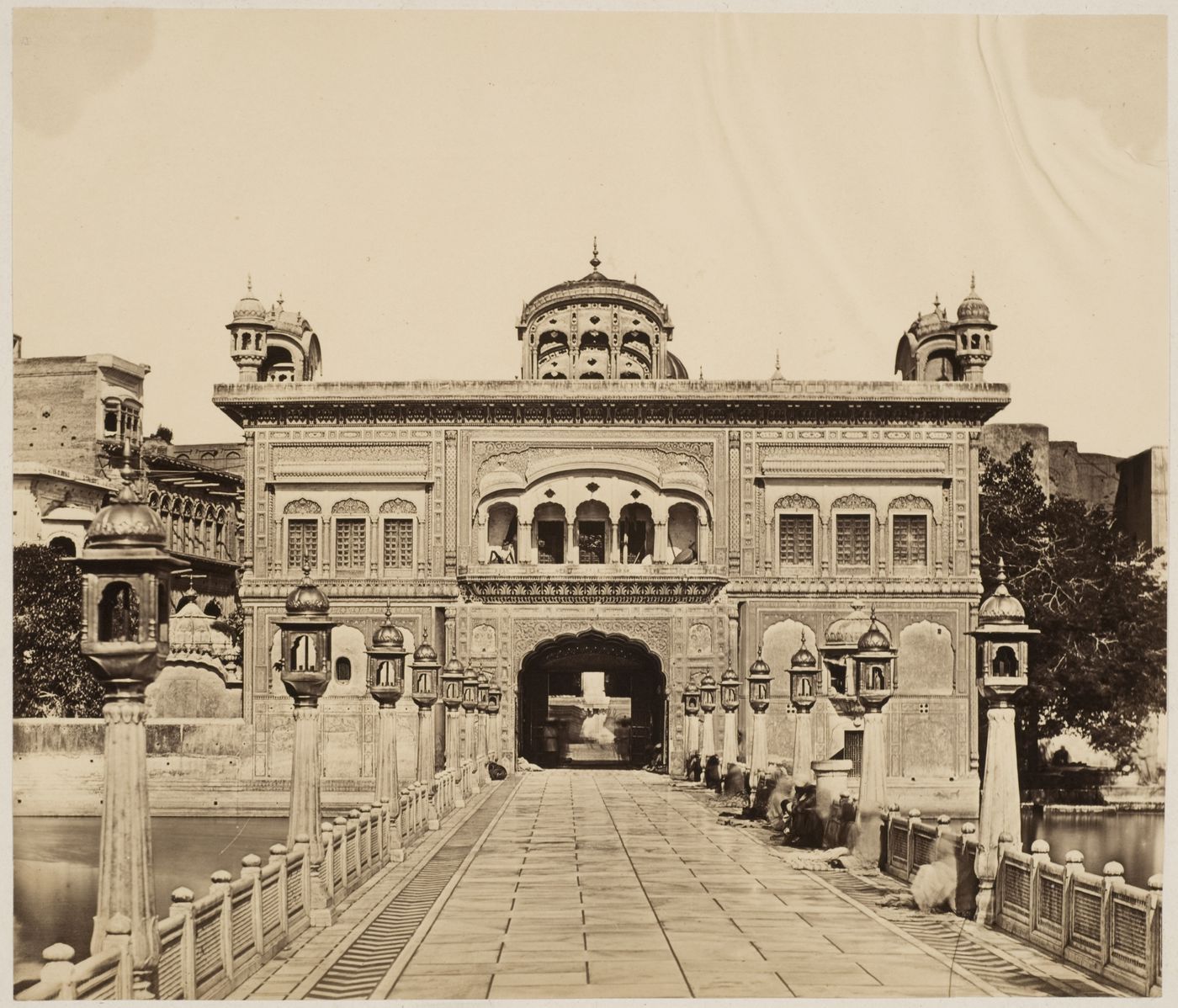 View of the portal of the Golden Temple, Amritsar, India