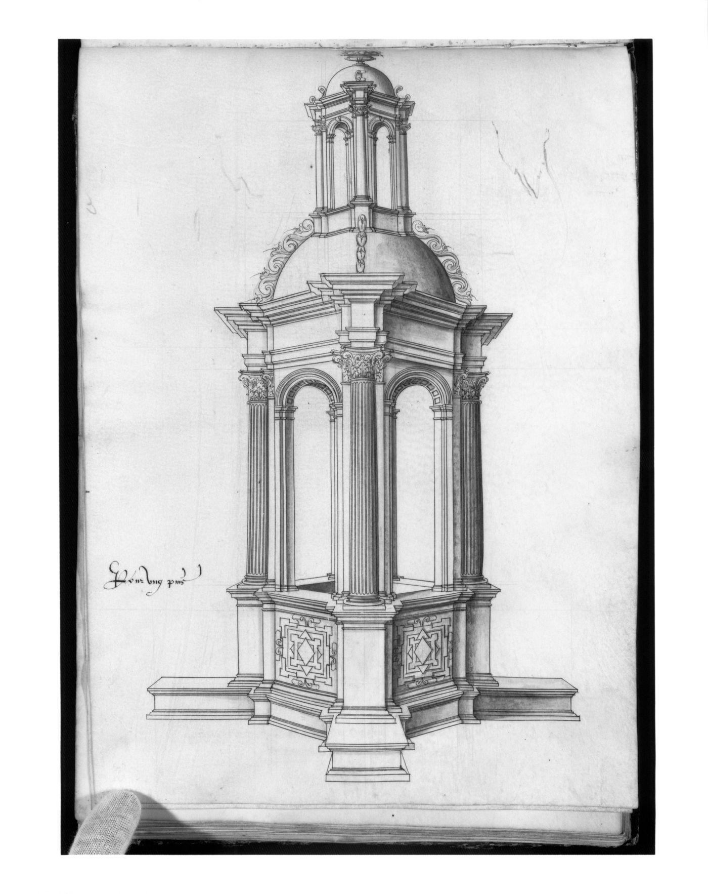 Design for an ornamented well
