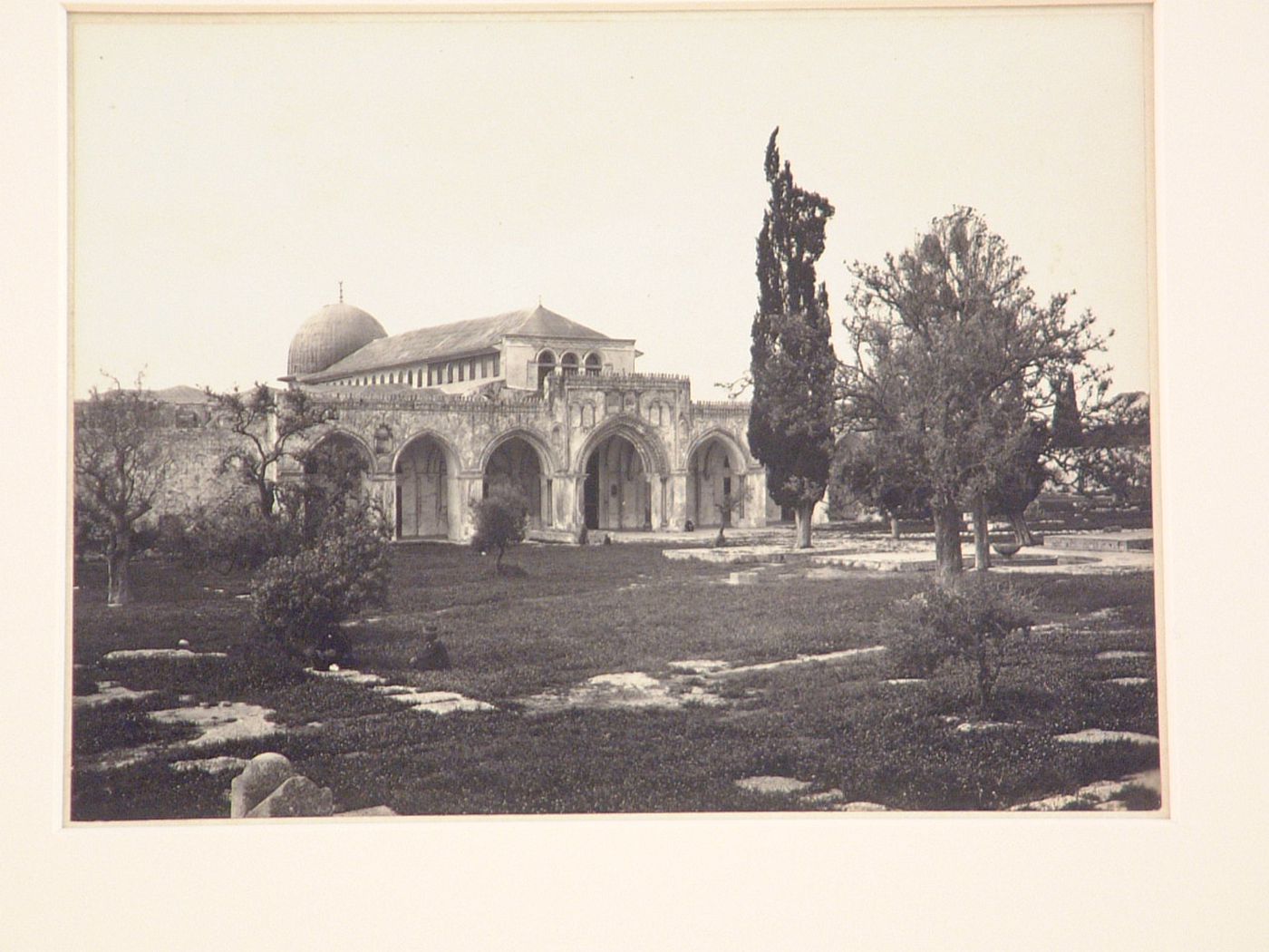 Haram, the al-Aqsa Mosque, from the Northeast, Jerusalem, Palestine