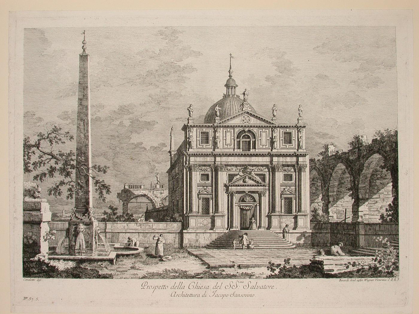 A view of the church of San Salvatore, Venice
