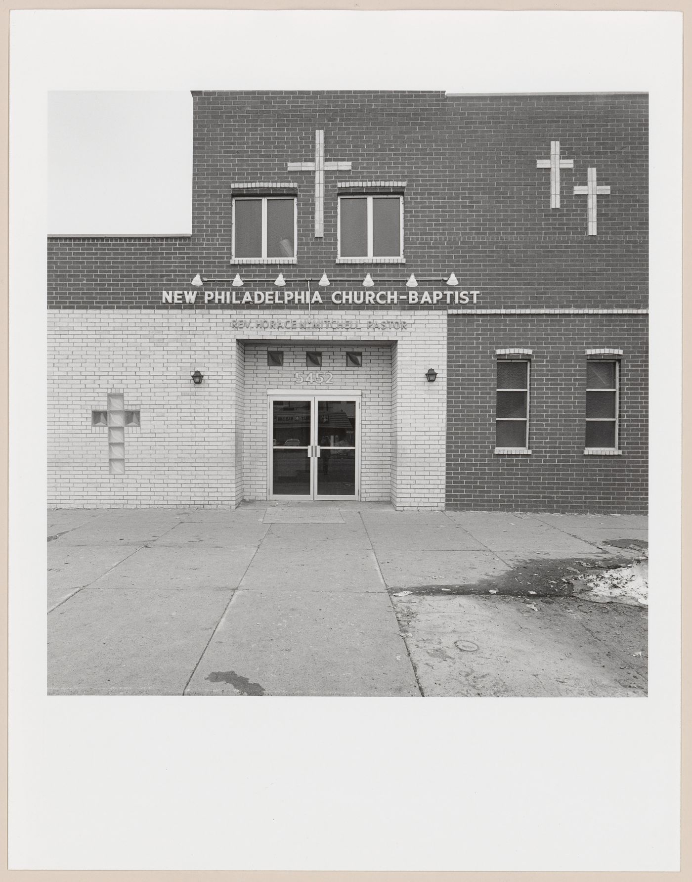 New Philadelphia Church-Baptist Rev. Horace N. Mitchell, 5452 S. State, Chicago, 1979