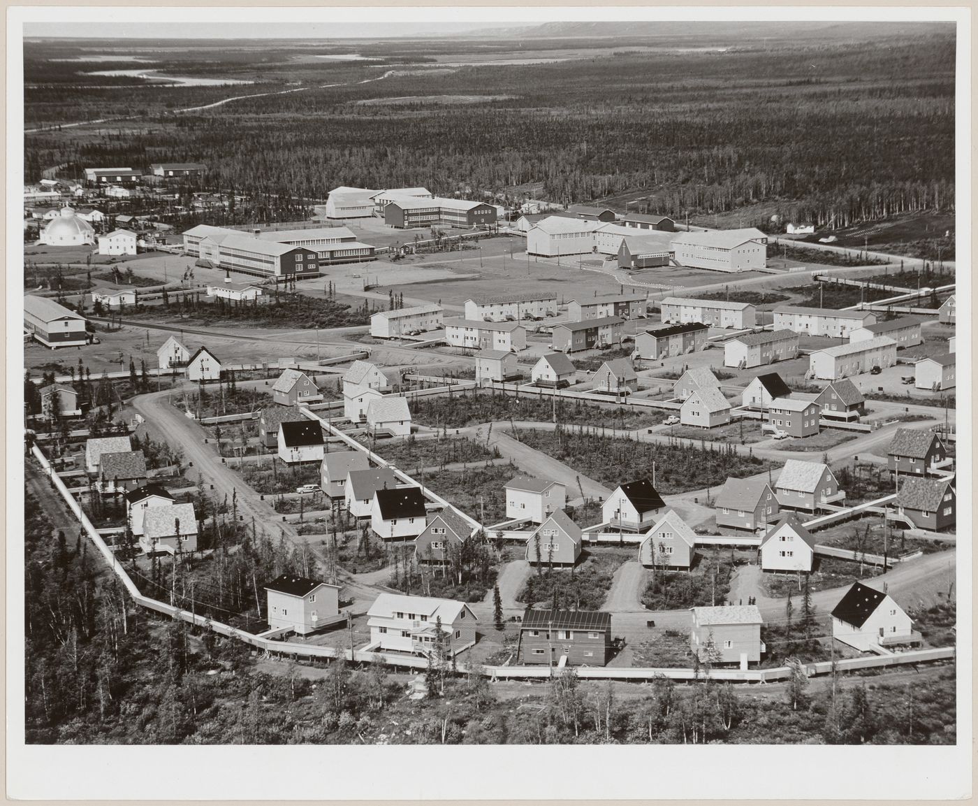 Inuvik in Mackenzie River Delta, Northwest Territories