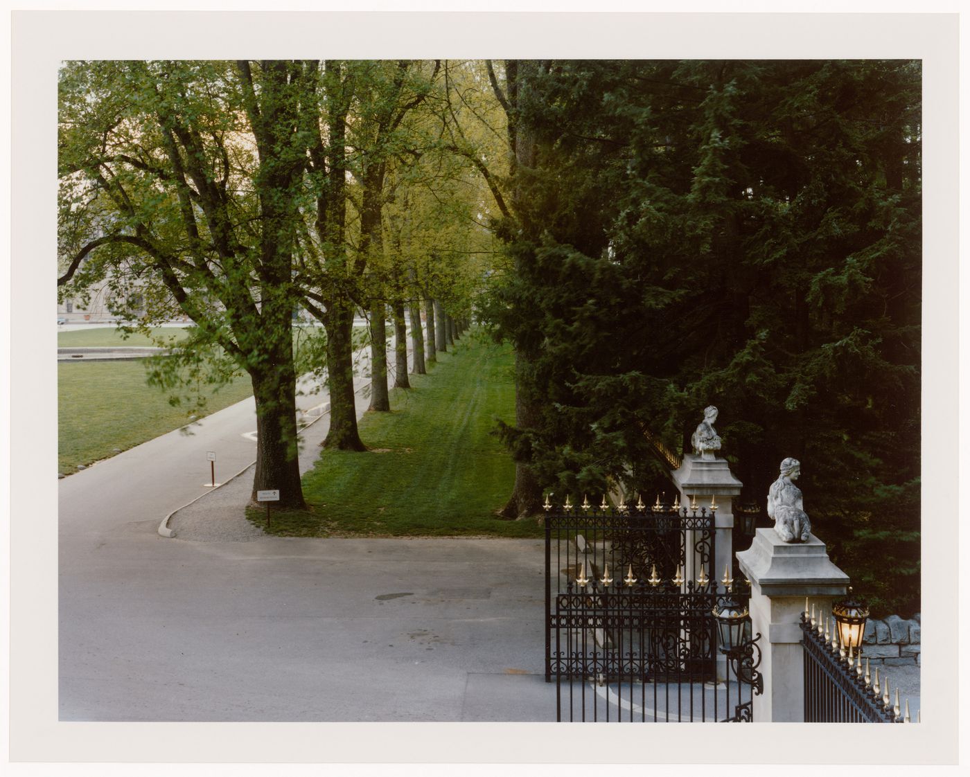 Viewing Olmsted: View of Entrance gate, Vanderbilt Estate, "Biltmore", Asheville, North Carolina