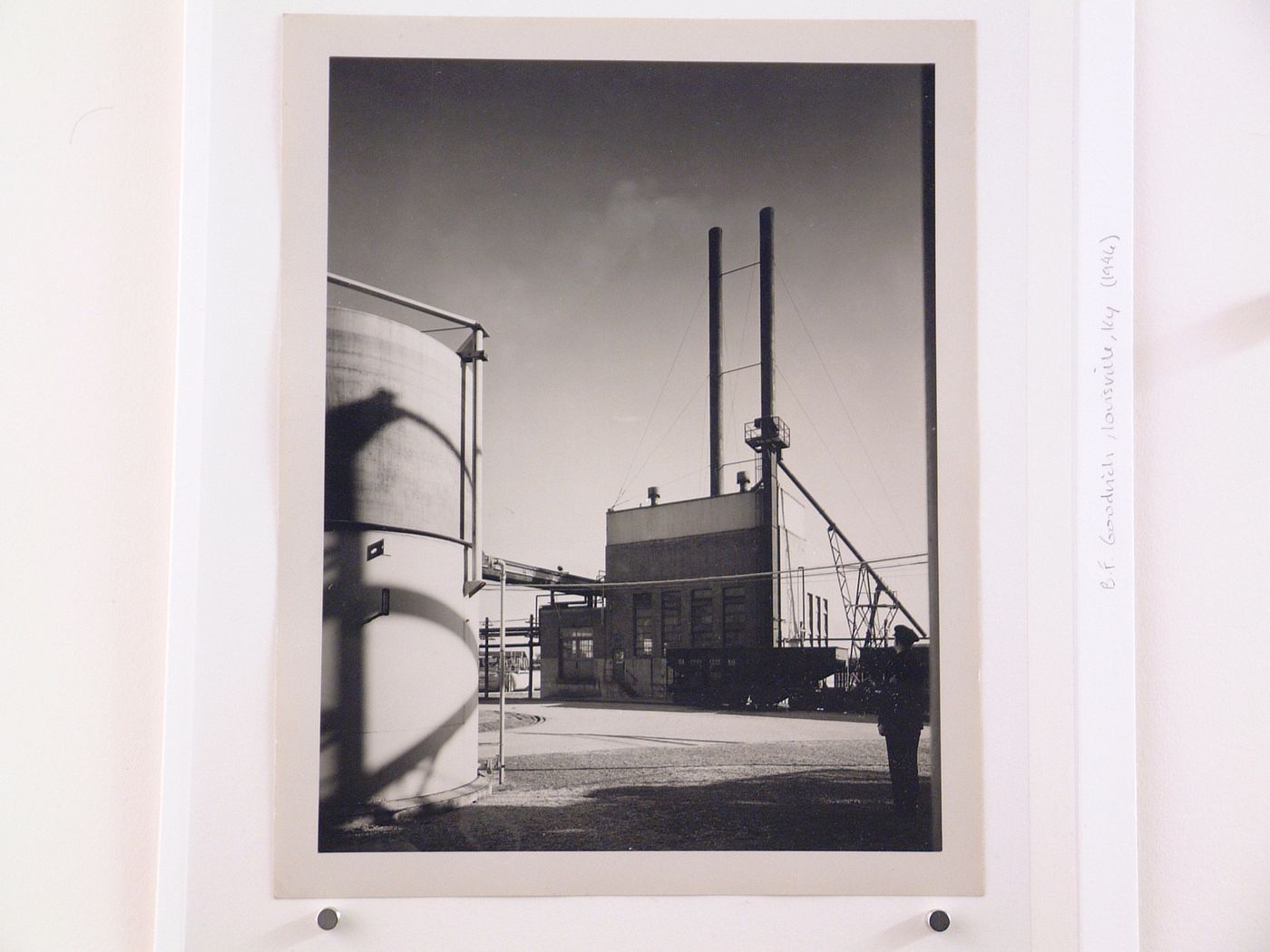 View of the principal façade of the Power House, B.F. Goodrich Company Geon Plant, Louisville, Kentucky